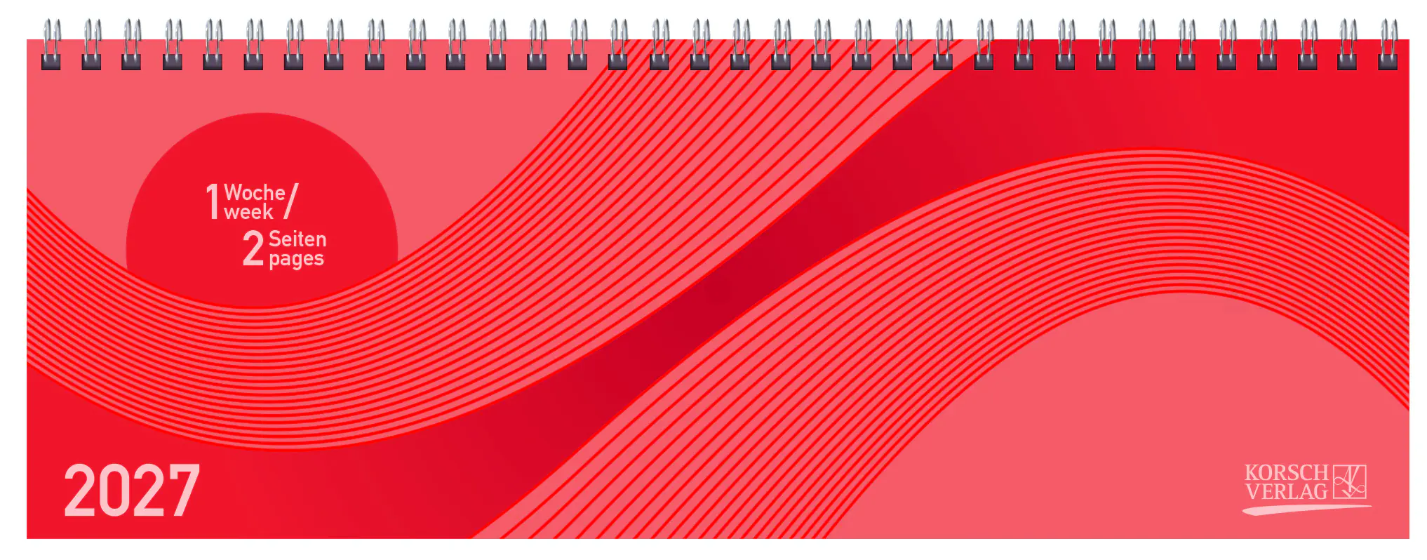 Korsch Kalender Professional Colourlux 2027 rot
