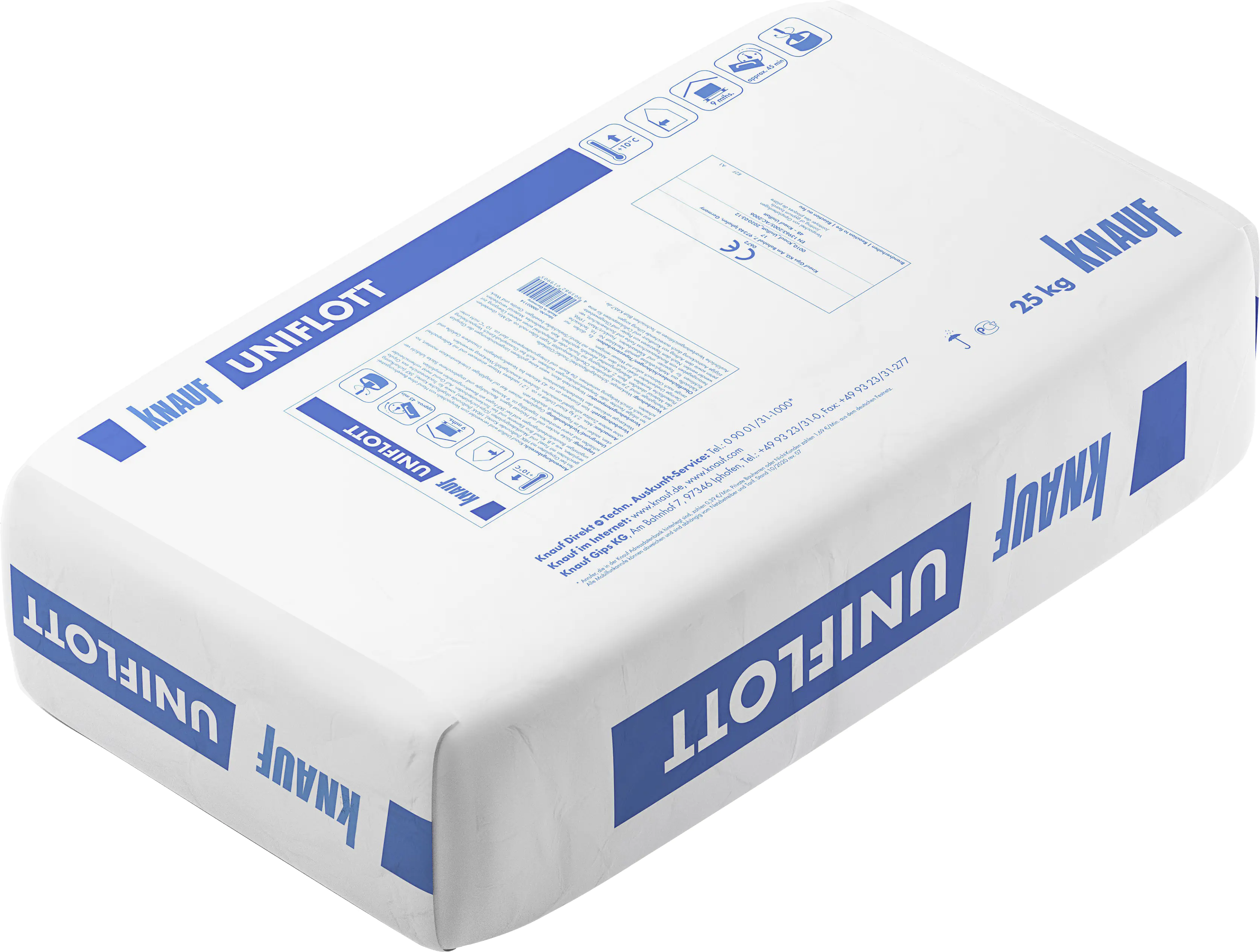 Knauf Uniflott Spachtelmasse 25 kg Knauf Uniflott Spachtelmasse 25 kg