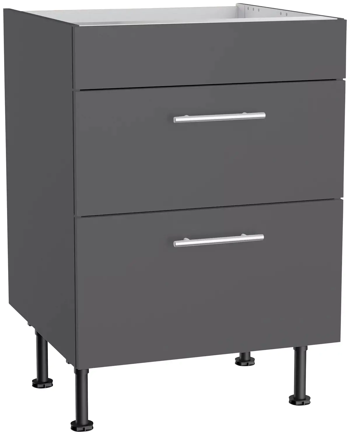 Optifit Küchenzeile mit E-Geräte anthrazit matt 270 cm Optifit Küchenzeile mit E-Geräte anthrazit matt 270 cm