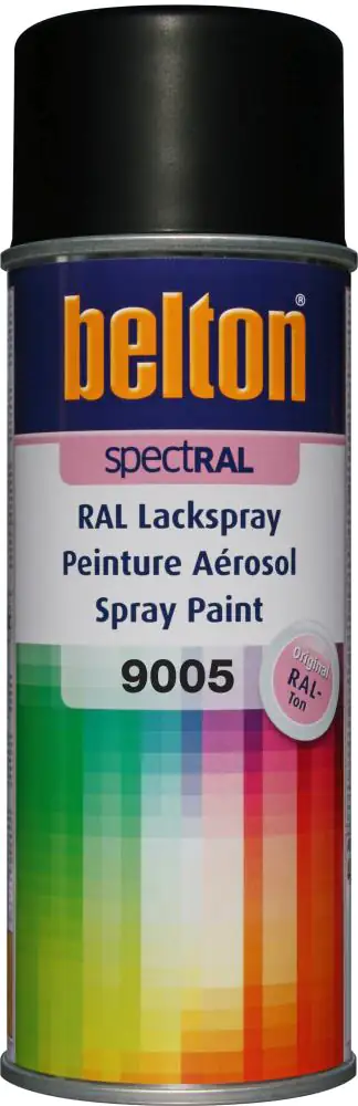 Belton Spectral Lackspray 400 ml tiefschwarz seidenglanz