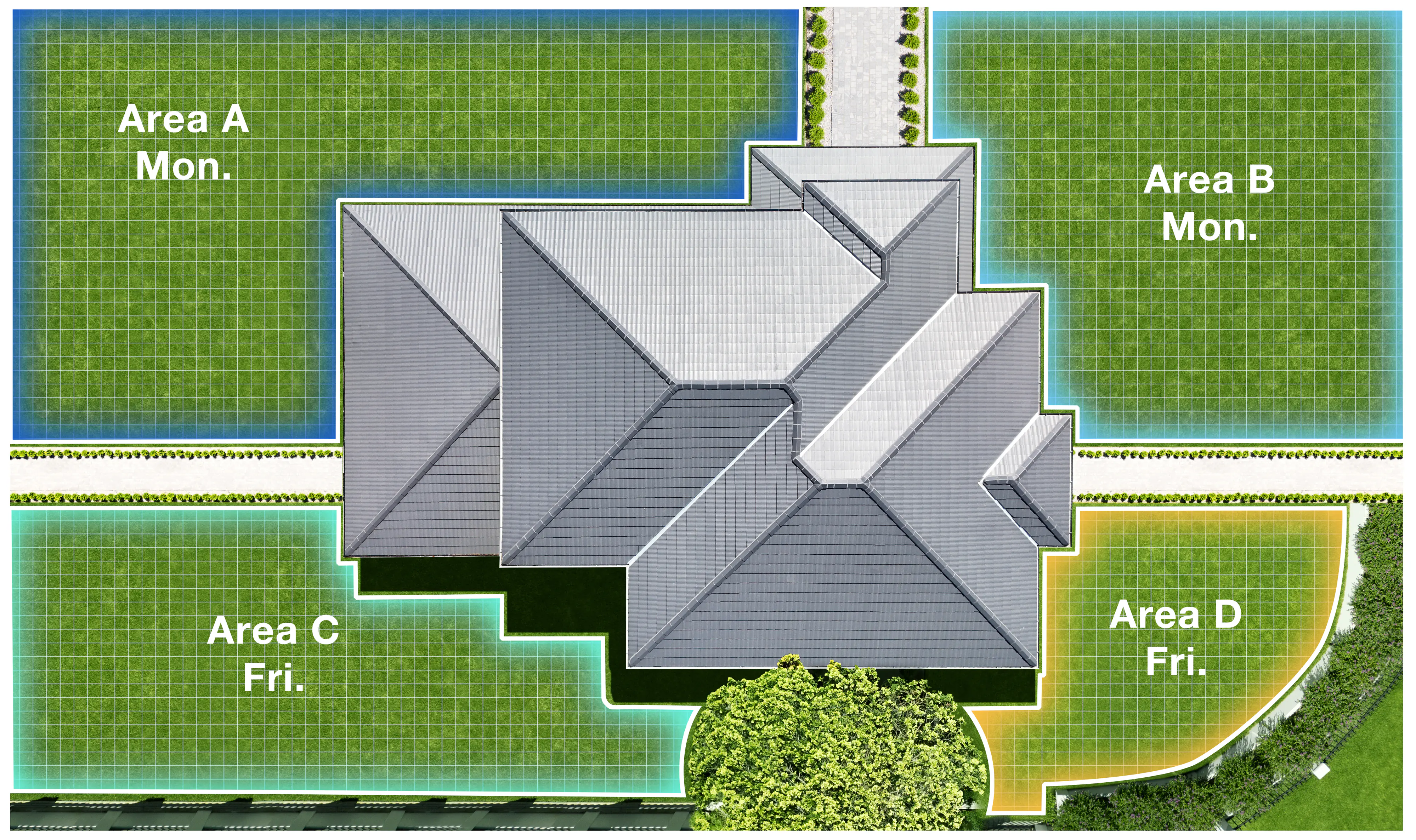 ECOVACS Mähroboter GOAT A3000 LiDAR Pro - 33 cm Schnittbreite 3000 m² 32 V
