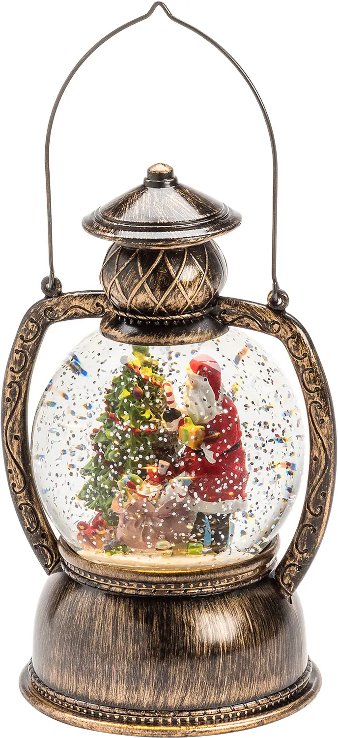 Konstsmide LED Kugellaterne Weihnachtsmann 20 x Ø 12 cm