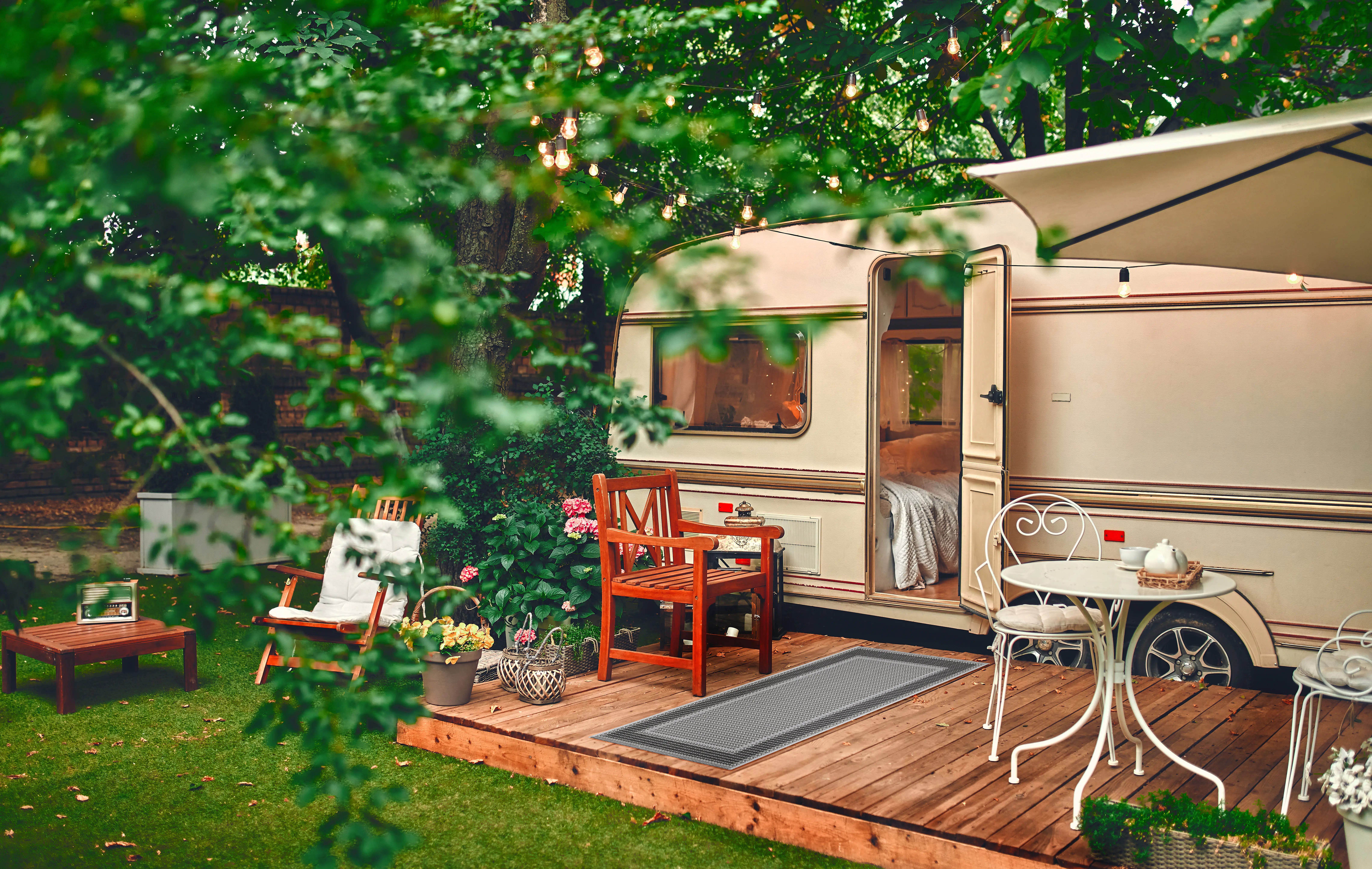 Andiamo Outdoorteppich Arizona anthrazit, 67 x 140 cm