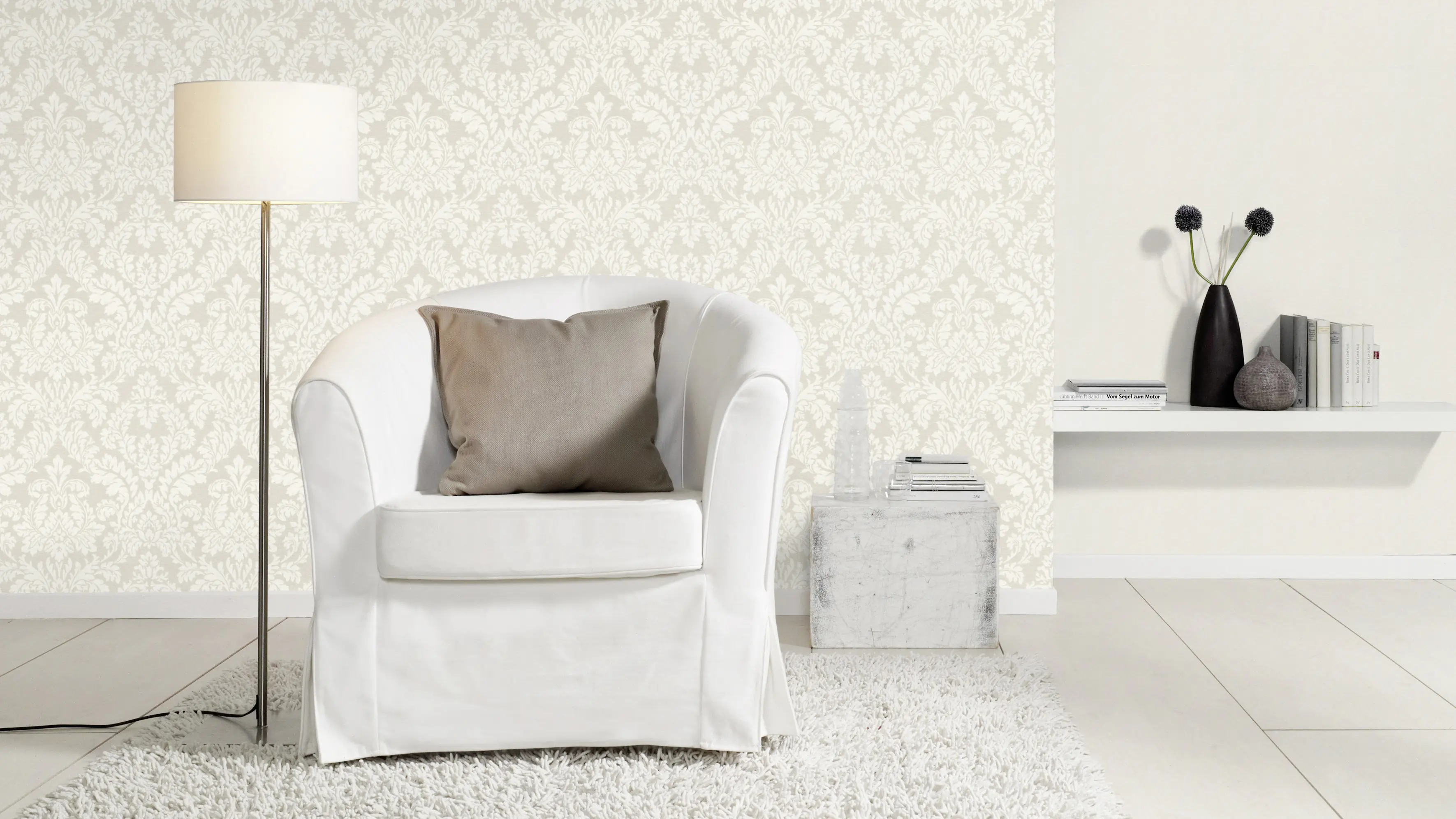 Rasch Vliestapete 448641 Florentine uni creme 10,05 x 0,53 m Rasch Vliestapete 448641 Florentine uni creme 10,05 x 0,53 m