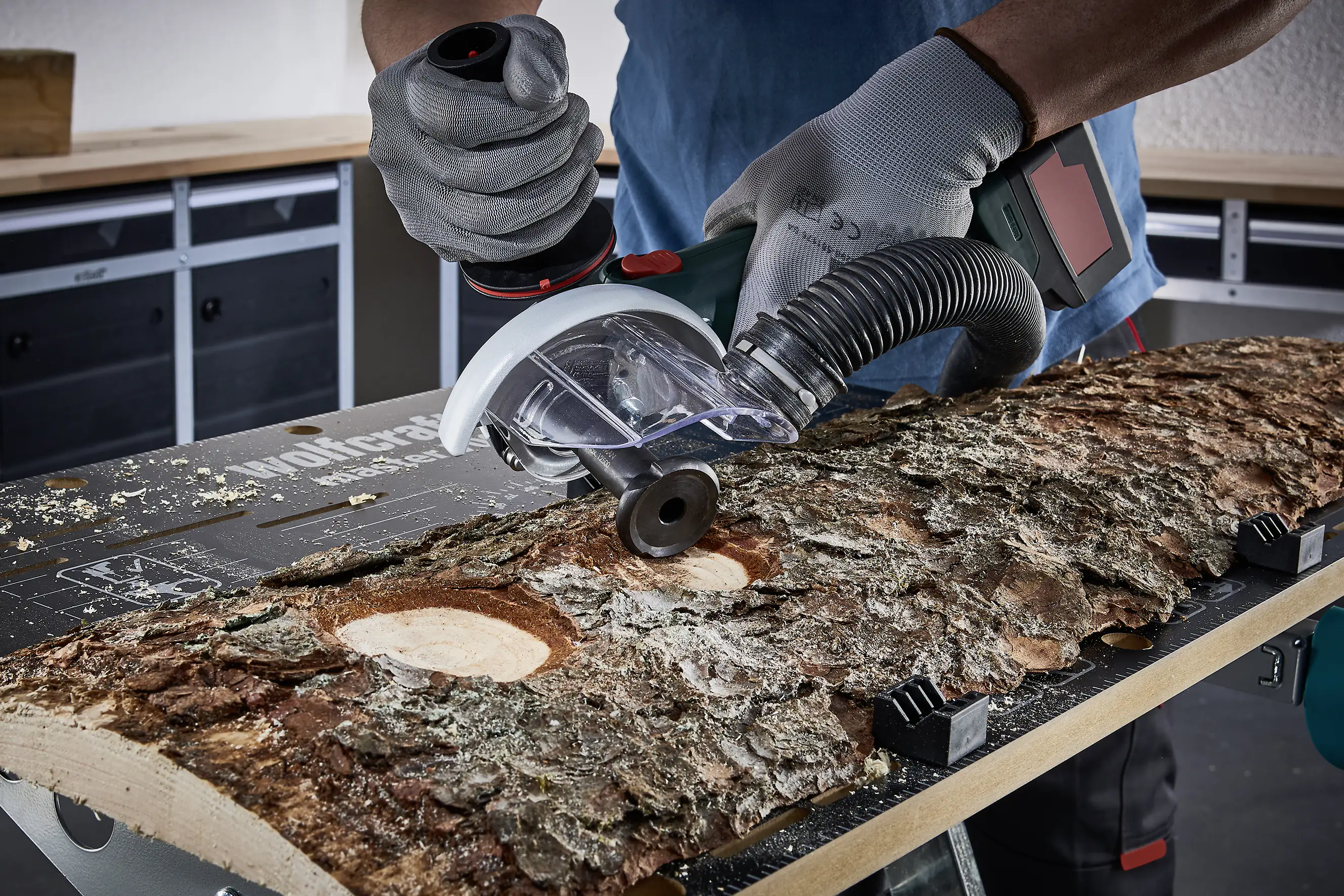 Wolfcraft Frässcheibe für Winkelschleifer 50 mm