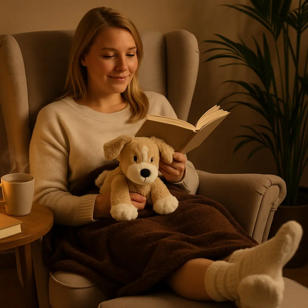 Warmies Wärmekuscheltier Unser Welpe braun  Warmies Wärmekuscheltier Unser Welpe braun