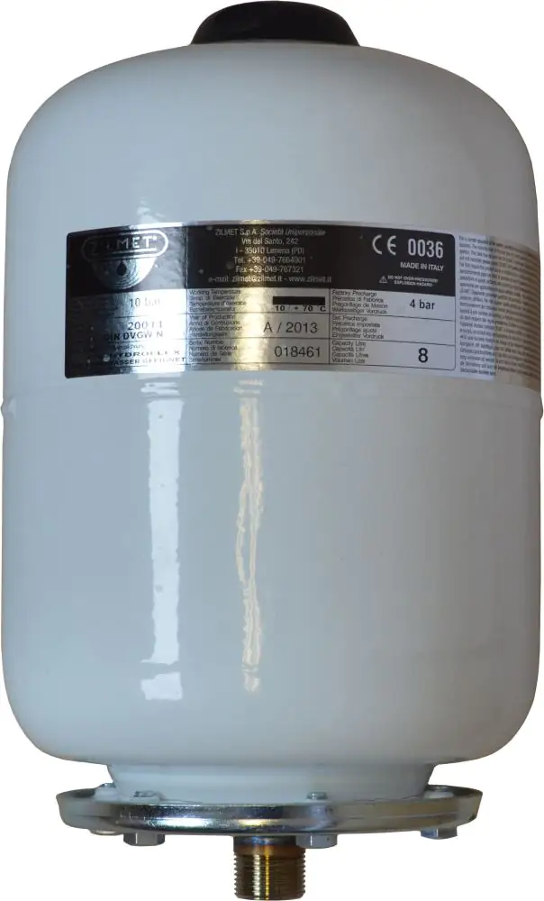 Zilmet Membran Druckausdehnungsgefäß Volumen: 8 L