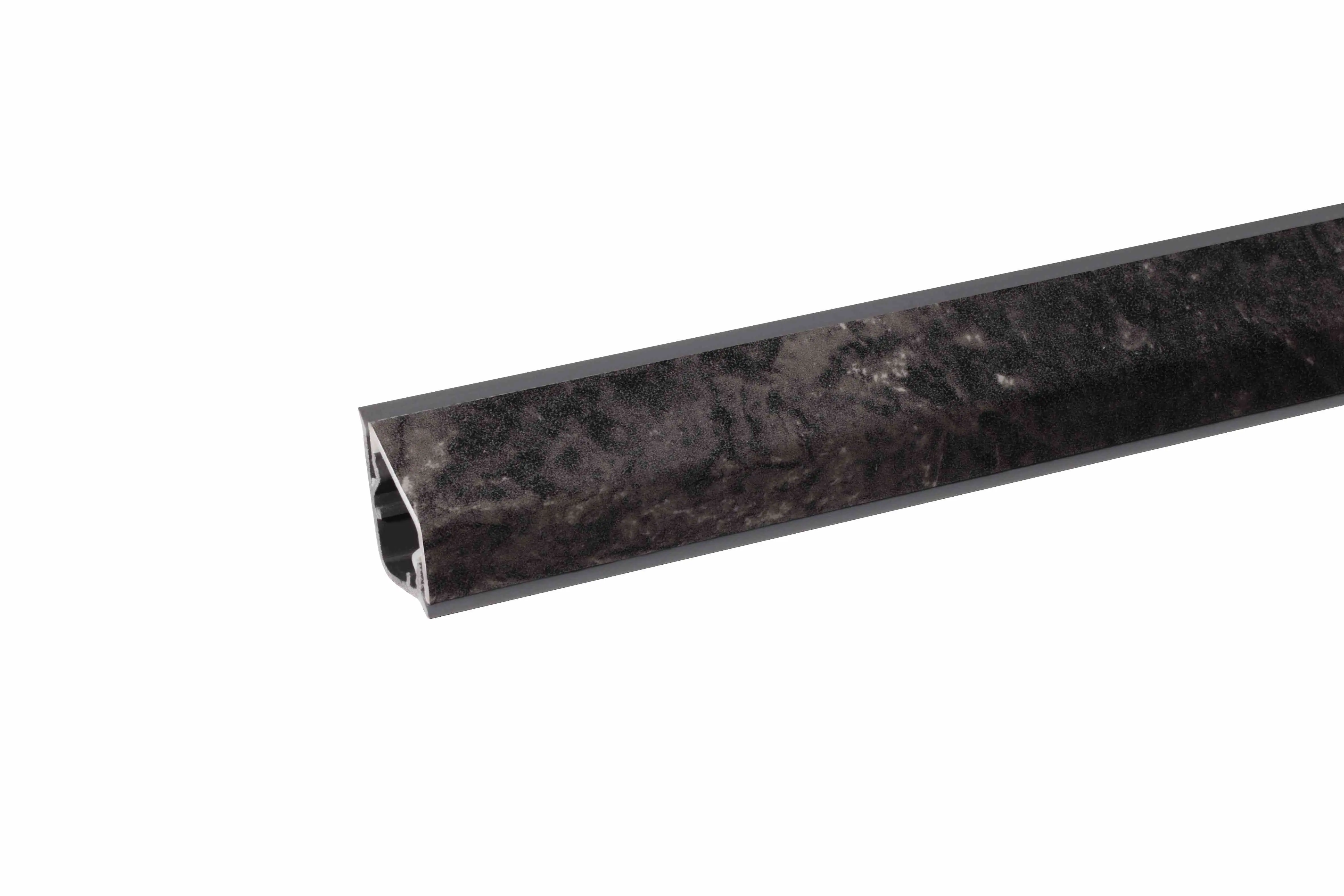 Wandanschlussystem 300 cm, 24 x 16 mm, Schiefer