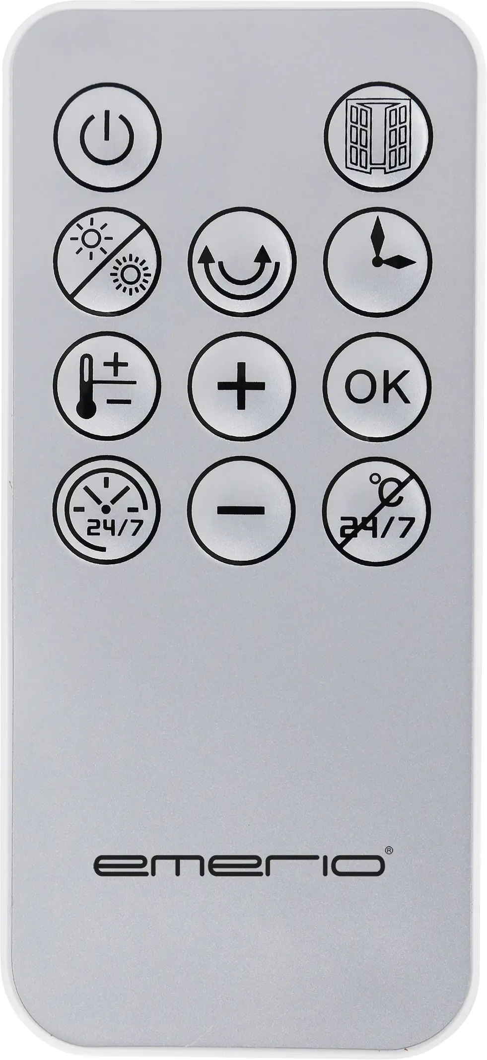 Emerio Wand-Heizlüfter Fernbedienung, 2000 Watt, Timer