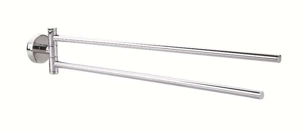 tesa Handtuchhalter Smooz 2-armig, doppelt schwenkbar