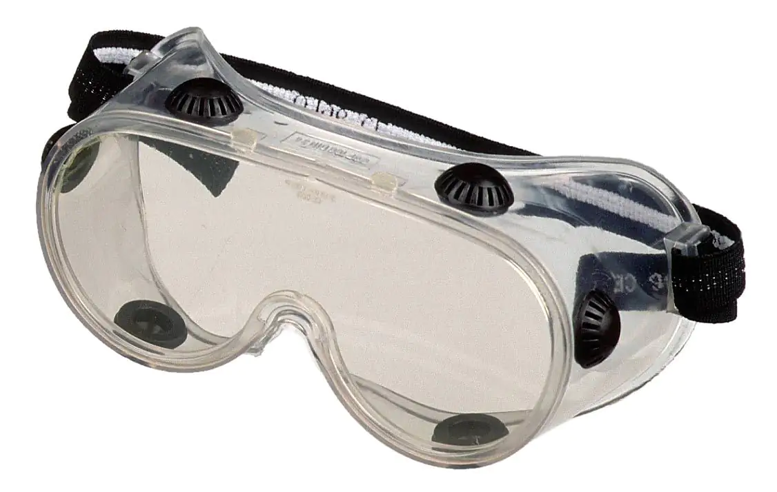 Schutzbrille Vollsicht Belüftung durch 6 versteckte Ventile Schutzbrille Vollsicht Belüftung durch 6 versteckte Ventile