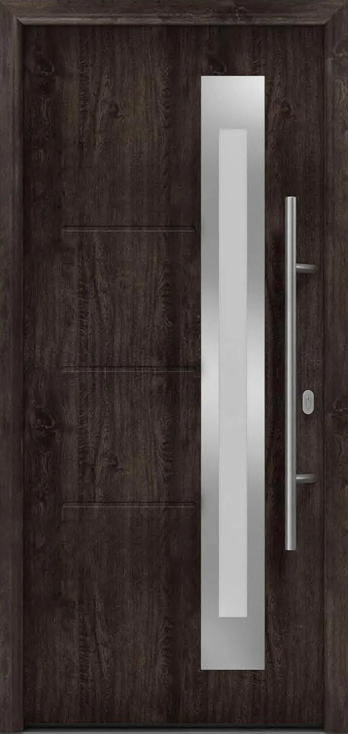 EcoStar Haustür ISOPRO IP 780S night oak 110 x 210 cm EcoStar Haustür ISOPRO IP 780S night oak 110 x 210 cm