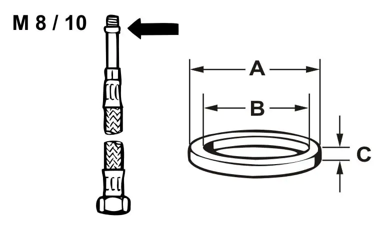 Cornat O-Ring für Flexschläuche Ø 11 mm