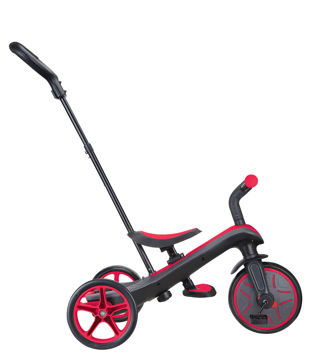 Globber Dreirad für Kinder Explorer Trike 4-in-1 schwarz/rot