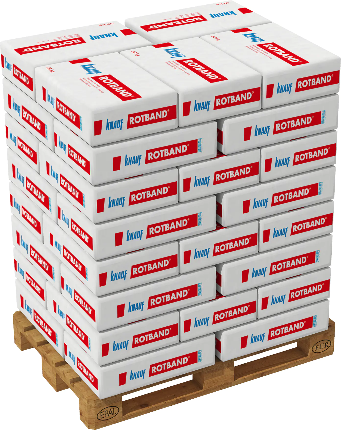 Knauf Rotband Haftputzgips 40 x 30 kg = 1.200 kg Palettenabnahme