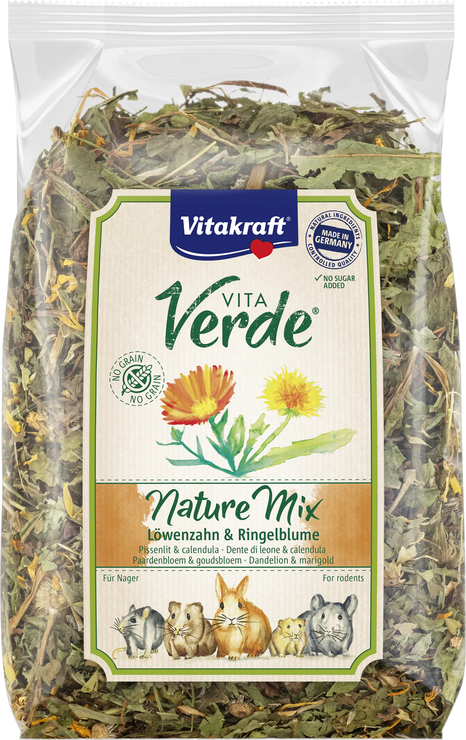 Vitakraft V.Verde NatureMix Löwenzahn & Ringelblume 100 g Vitakraft V.Verde NatureMix Löwenzahn & Ringelblume 100 g