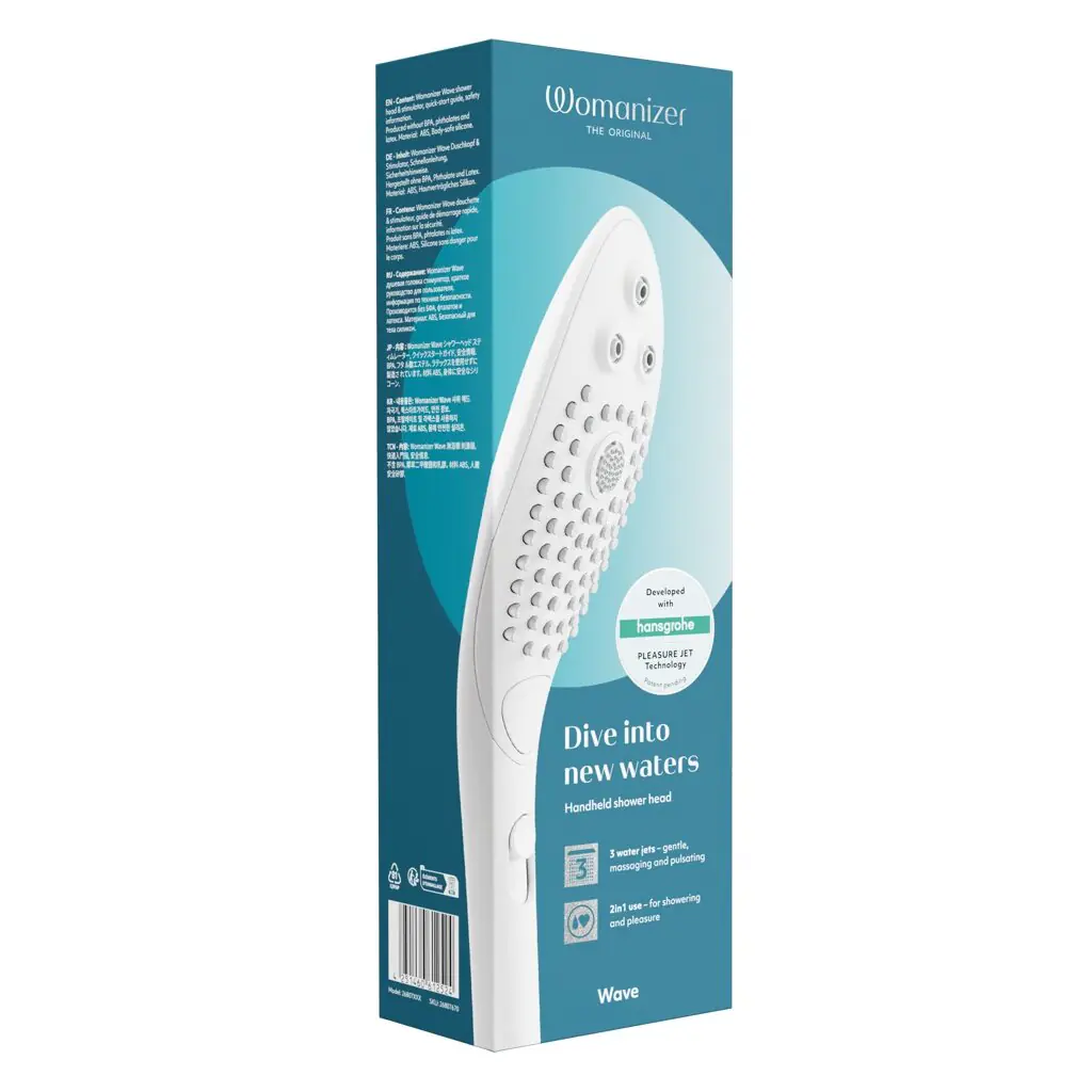 Handbrause Womanizer Wave weiß wassersparend Handbrause Womanizer Wave weiß wassersparend