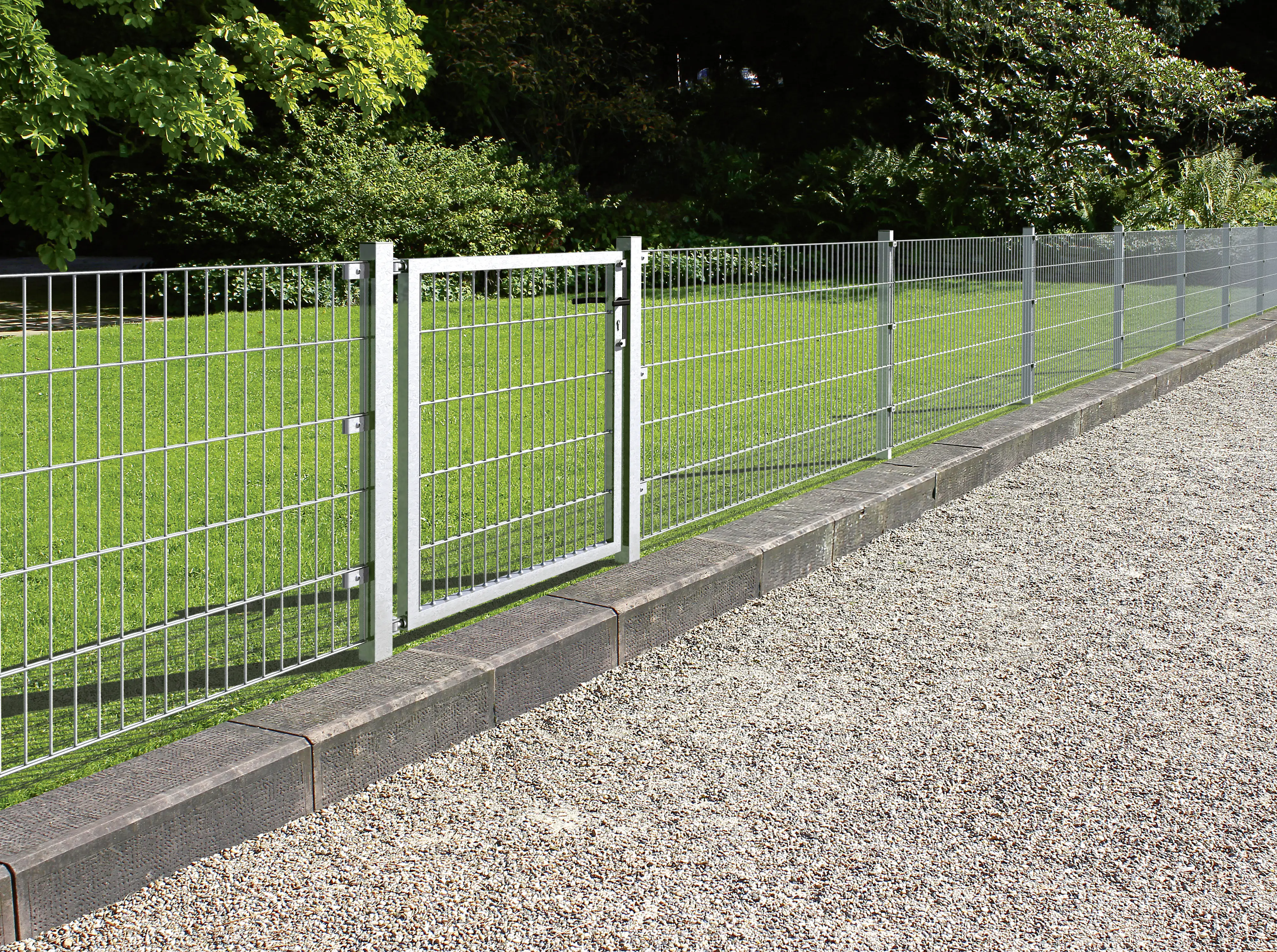 Alberts Eckpfosten mit Flacheisen 150 cm 60 x 60 mm feuerverzinkt