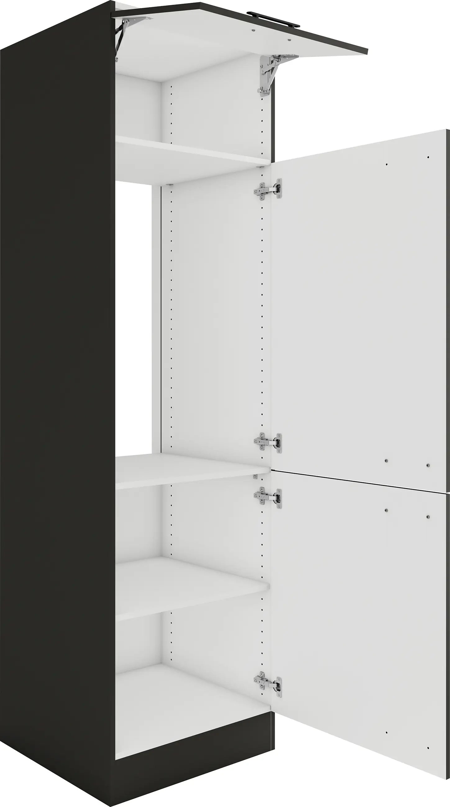Optifit Hochschrank Madrid 420 anthrazit matt 60 cm 
