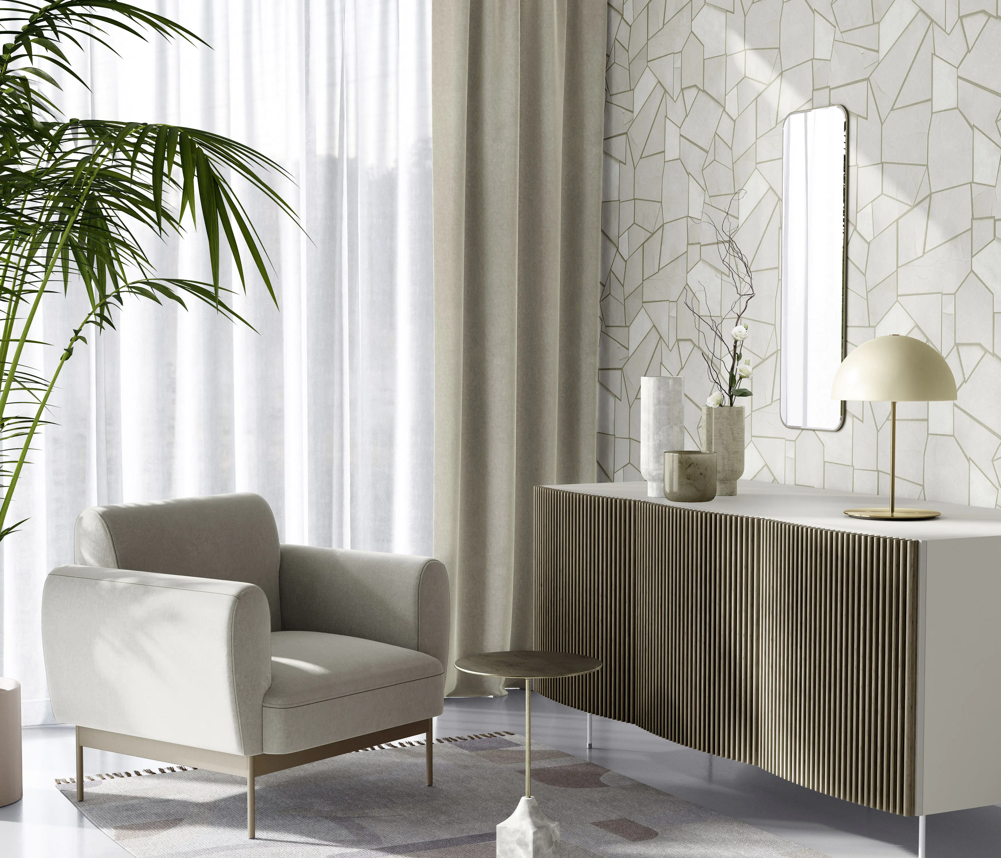 Erismann Vliestapete Grafisch beige 10,05 x 0,53 m