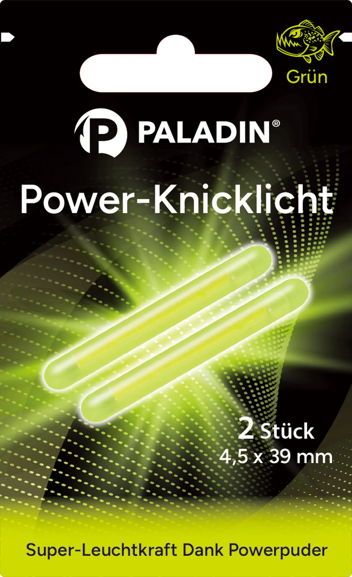 Classic Knicklichter 2 Stück 4,5 x 39 mm/grün