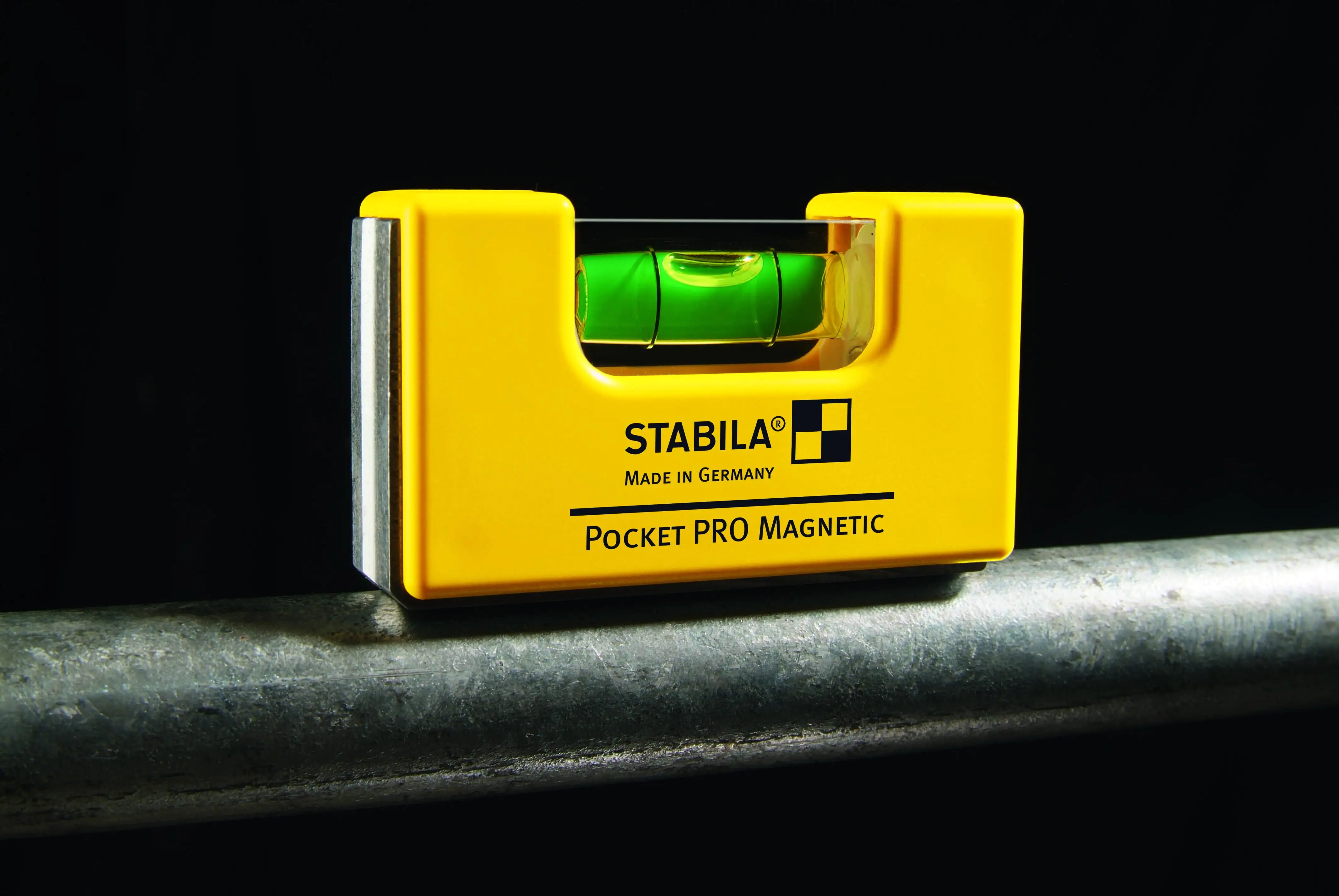 STABILA Wasserwaage klein Pocket PRO Magnetic inkl. Gürtelclip