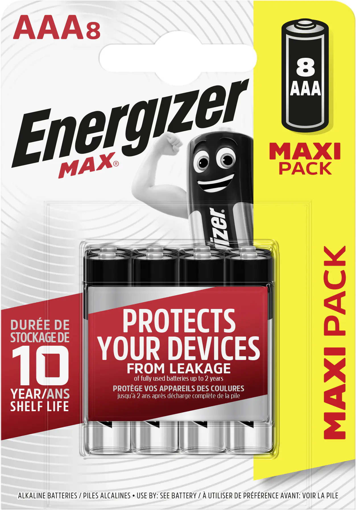 Energizer Max Alkaline Batterie Micro AAA 1,5 V, 8er Pack