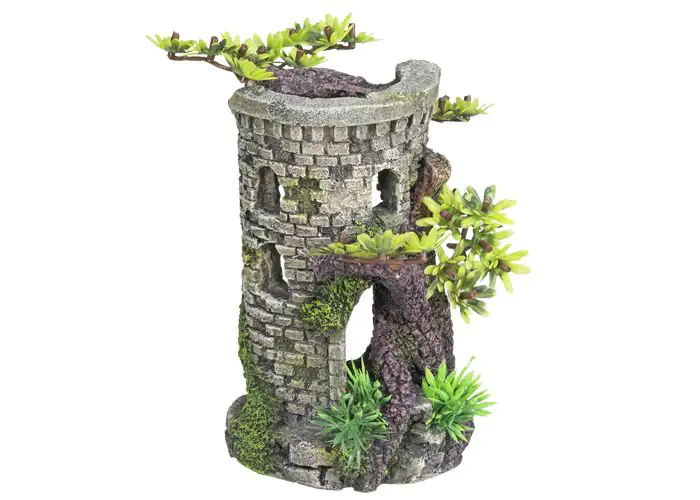Nobby Aqua Ornaments TURM mit Bonsai 9 x 10 x 15 cm