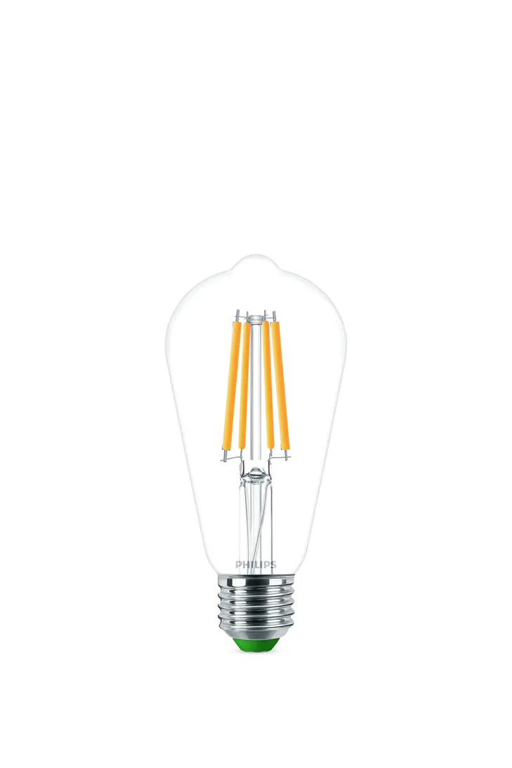 Philips LED-Leuchtmittel Filament ST64 E27 4W warmweiß klar