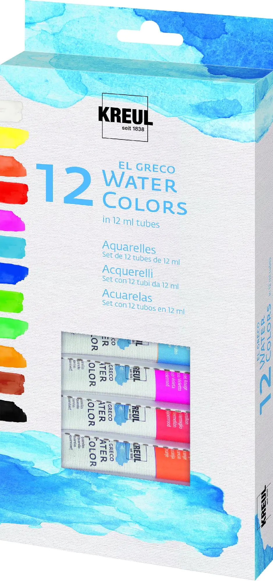 Kreul el Greco Aquarellfarben Tuben Set 12 x 12 ml  Kreul el Greco Aquarellfarben Tuben Set 12 x 12 ml