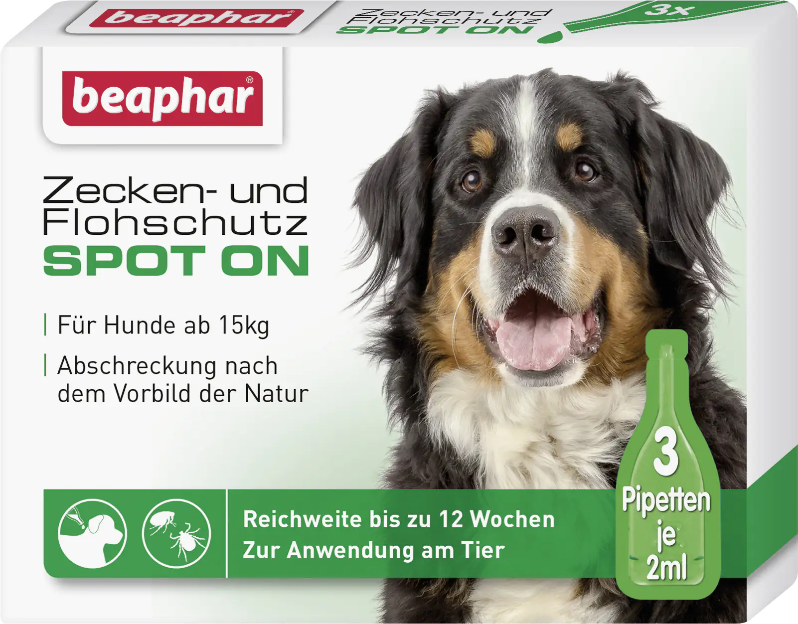 8711231138470_1164032 Beaphar Zecken- und Flohschutz SPOT-ON 3 x 2 ml für große Hunde ab 15 kg