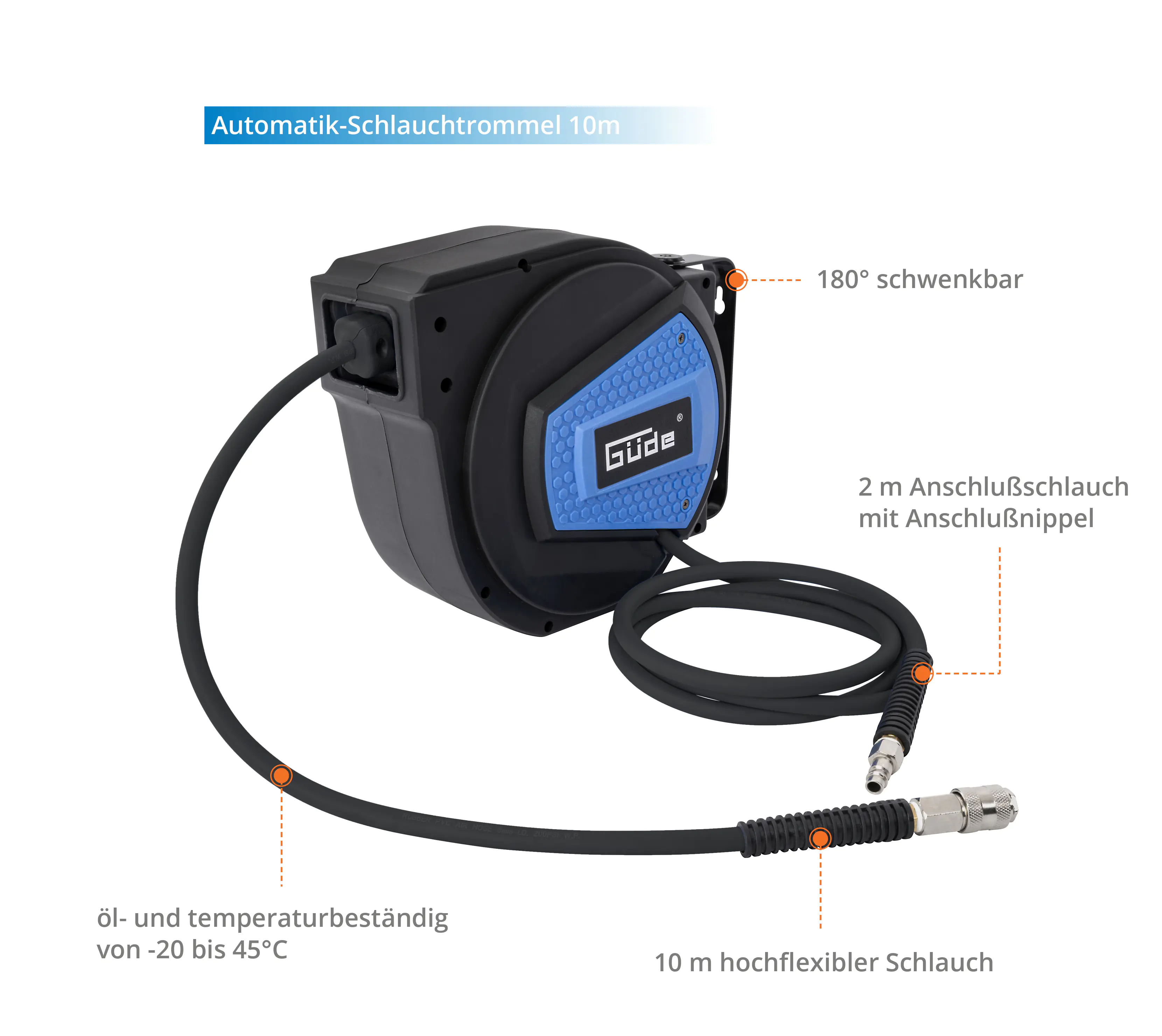 Güde Automatikschlauchtrommel 10 m Güde Automatikschlauchtrommel 10 m