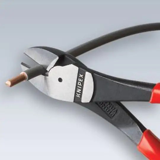 Knipex Kraftseitenschneider 200 mm schwarz Mehrkomponenten-Hülle Knipex Kraftseitenschneider 200 mm schwarz Mehrkomponenten-Hülle