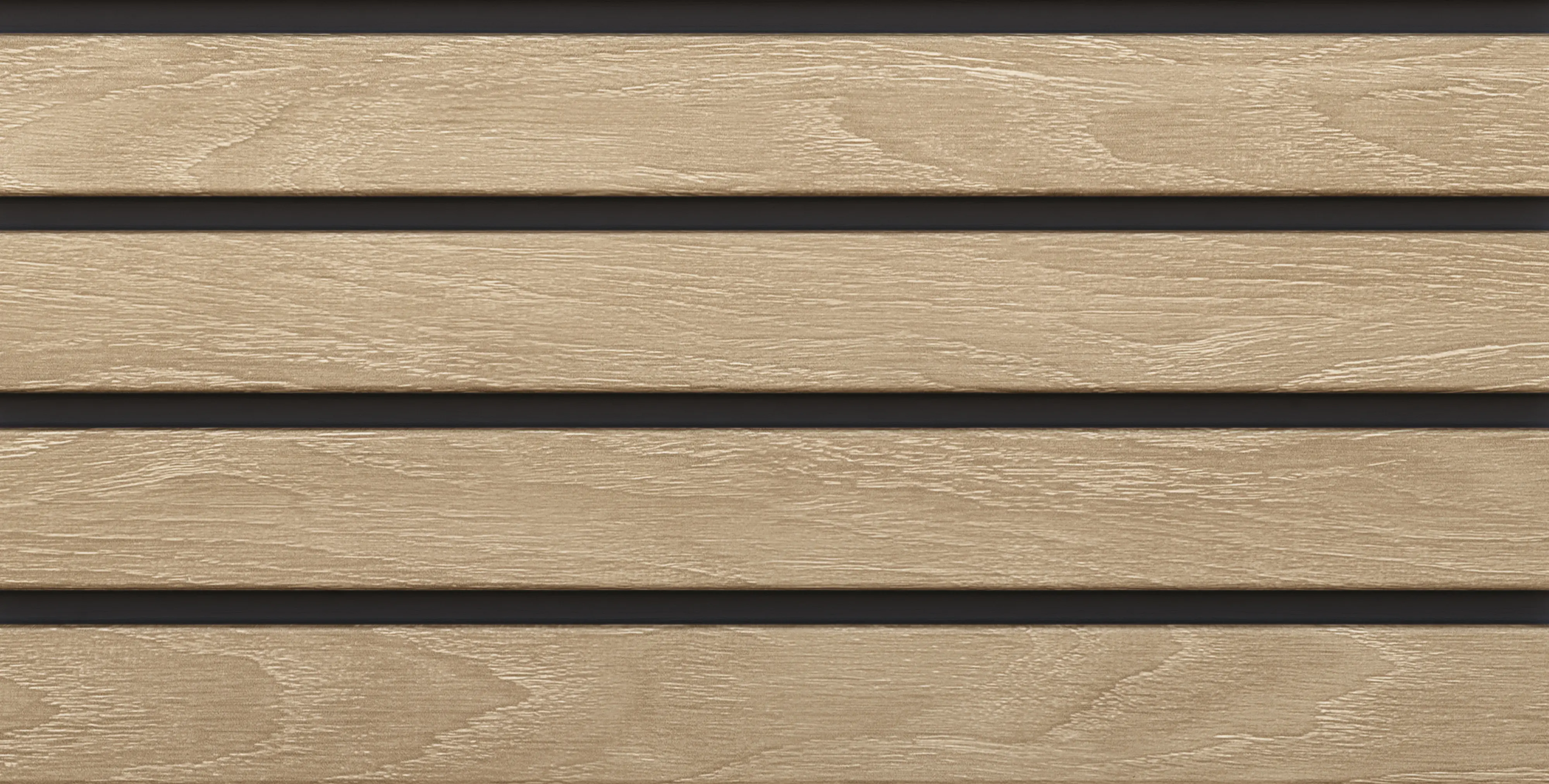 Fassadenverkleidung PVC 295 x 28,3 cm eiche/schwarz