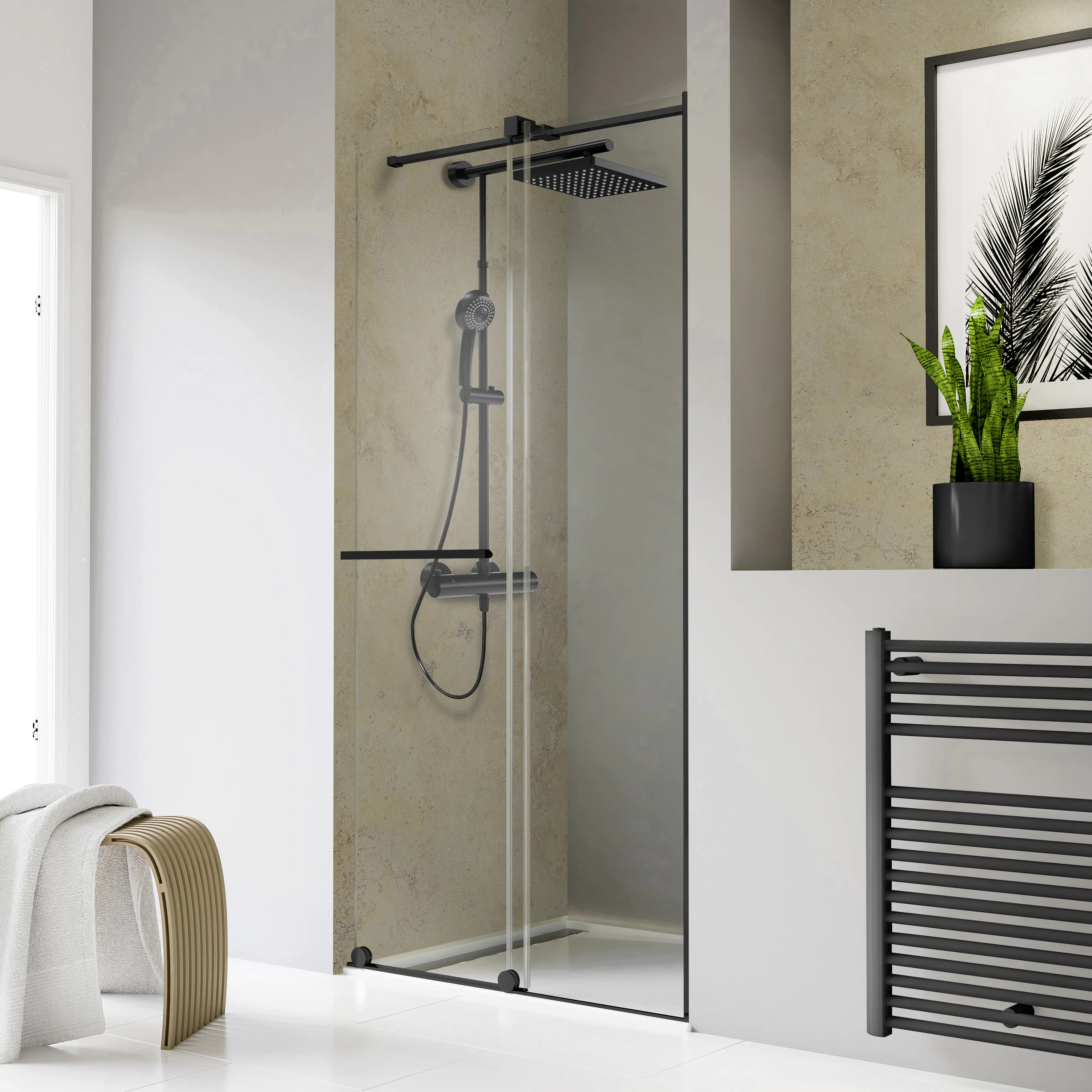 Schulte Nische Schiebetür 100 x 200 cm Toura