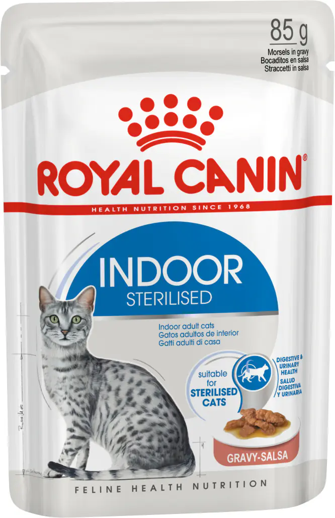 Royal Canin Katzenfutter Indoor Sterilised in Soße 85 g