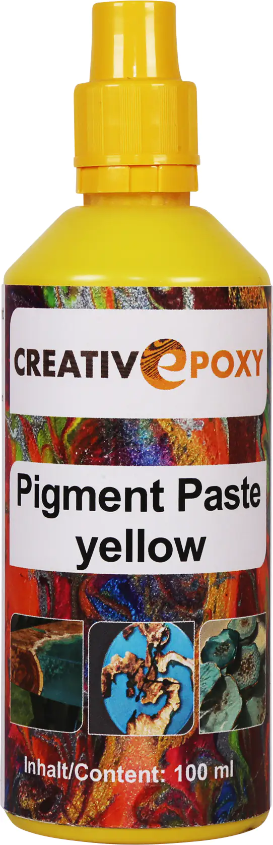 Pigment Paste Yellow 100 g Flüssig, transluzent bis volldeckend