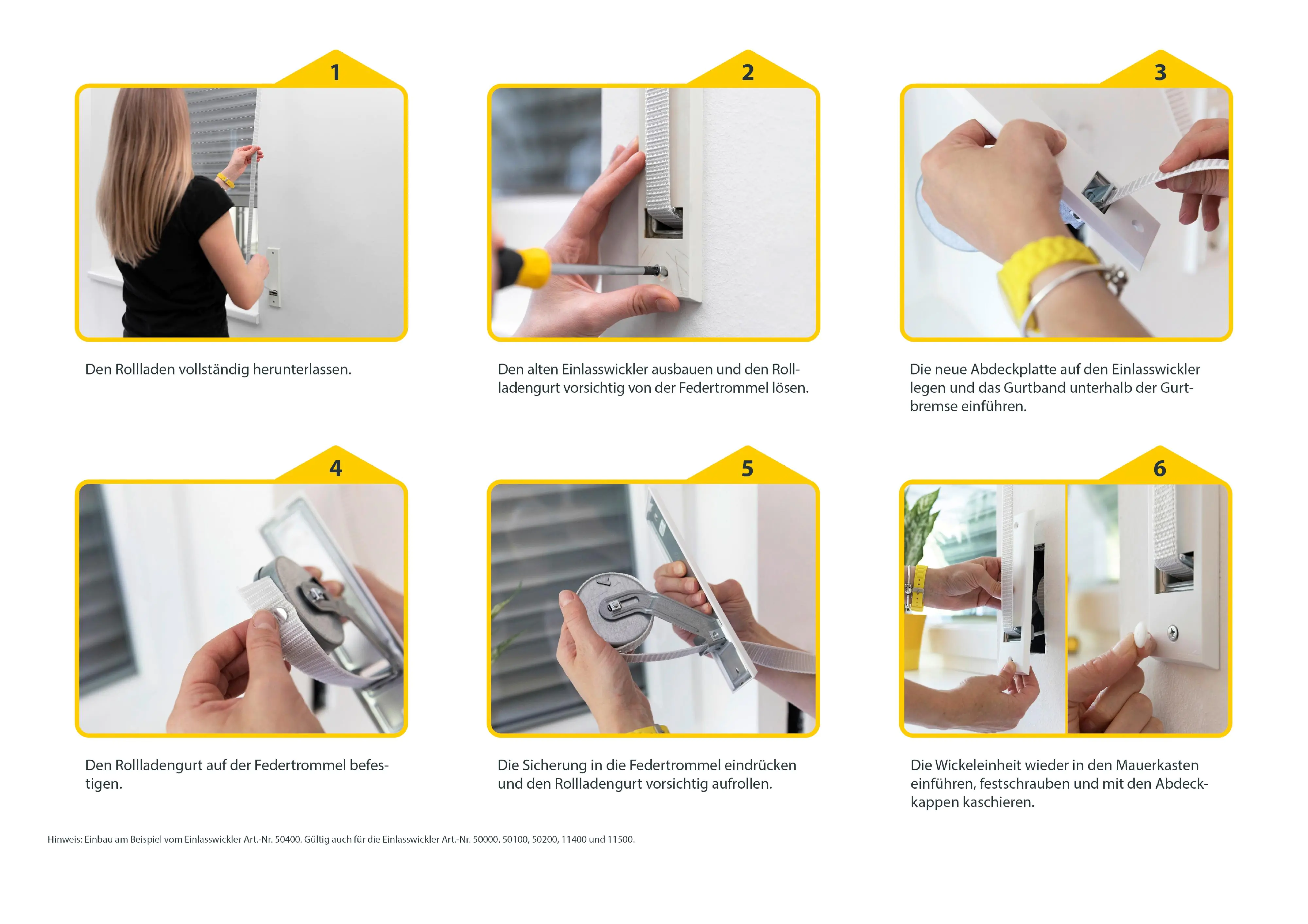Schellenberg Einlaßwickler Maxi Lochabstand 21,5 cm silber