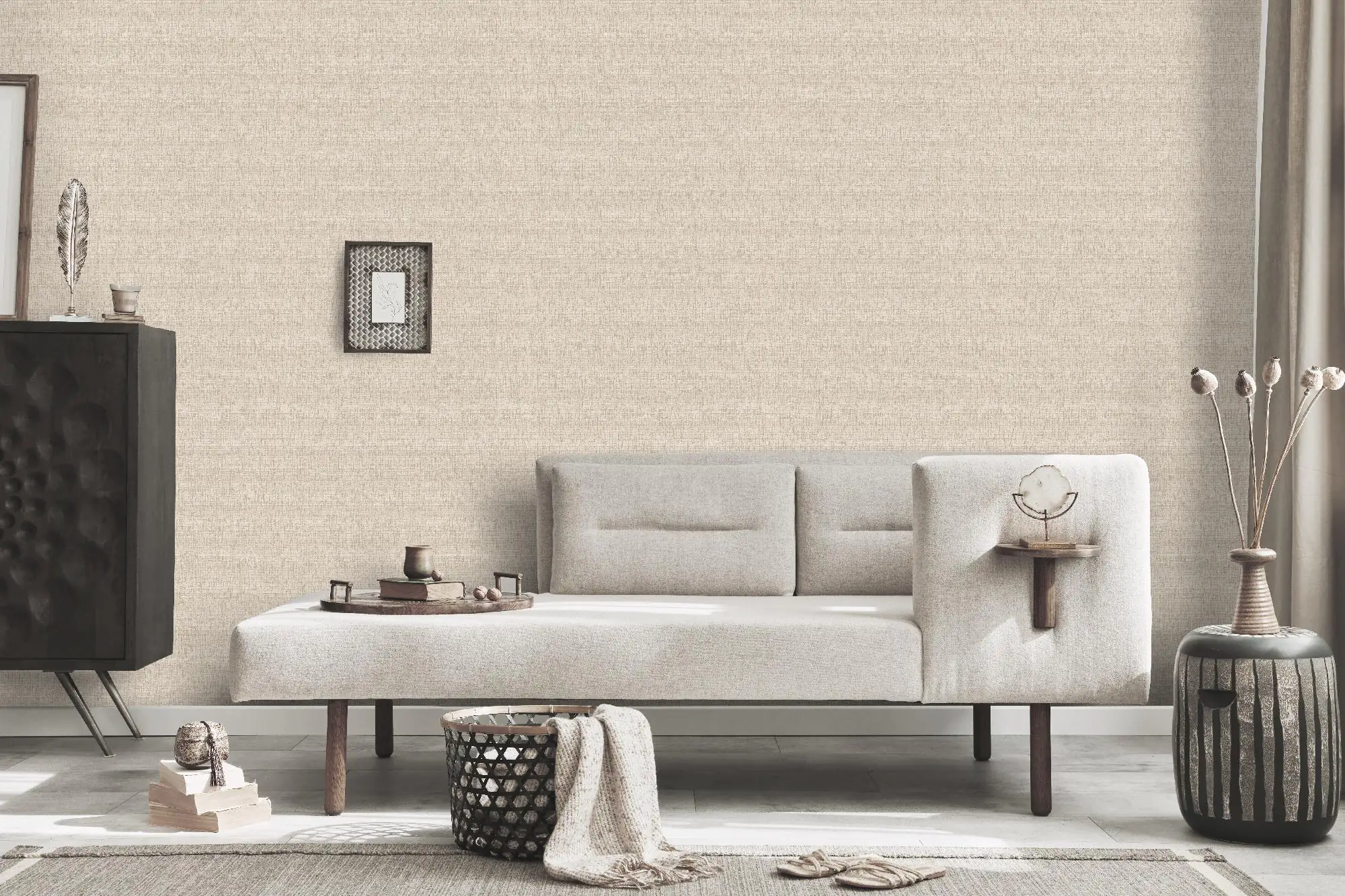 Guido Maria Kretschmer Vliestapete 10285-38 Fashion For Walls uni taupe 10,05 x 0,53 m
