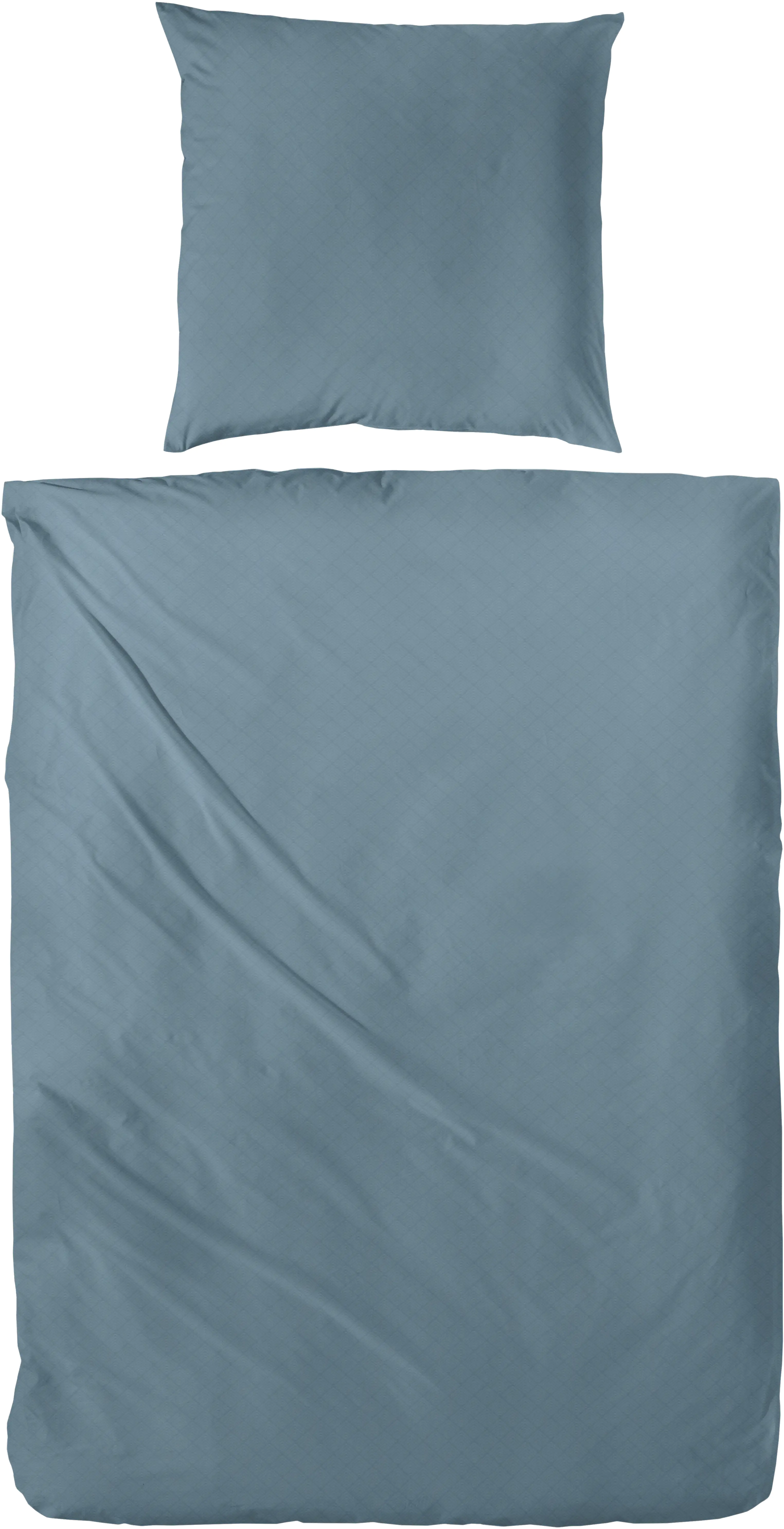 Vario Bettwäsche Satin uni smaragd, 135 x 200 cm