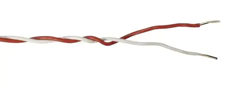 Klingeldraht YK 2 x 0,6 - 25 Meter, rot/weiß