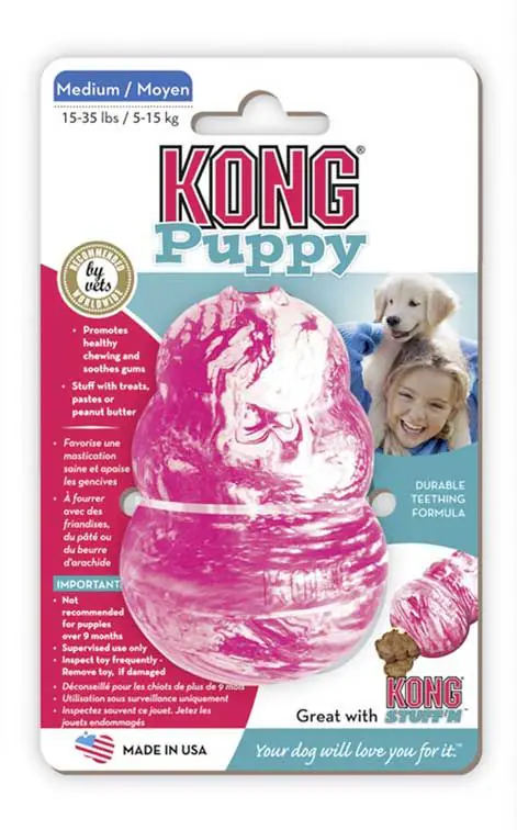 Kong Hundespielzeug Puppy 8,5 cm farblich sortiert