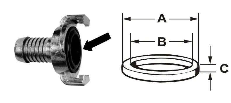 Cornat Dichtung für Schnellkupplung