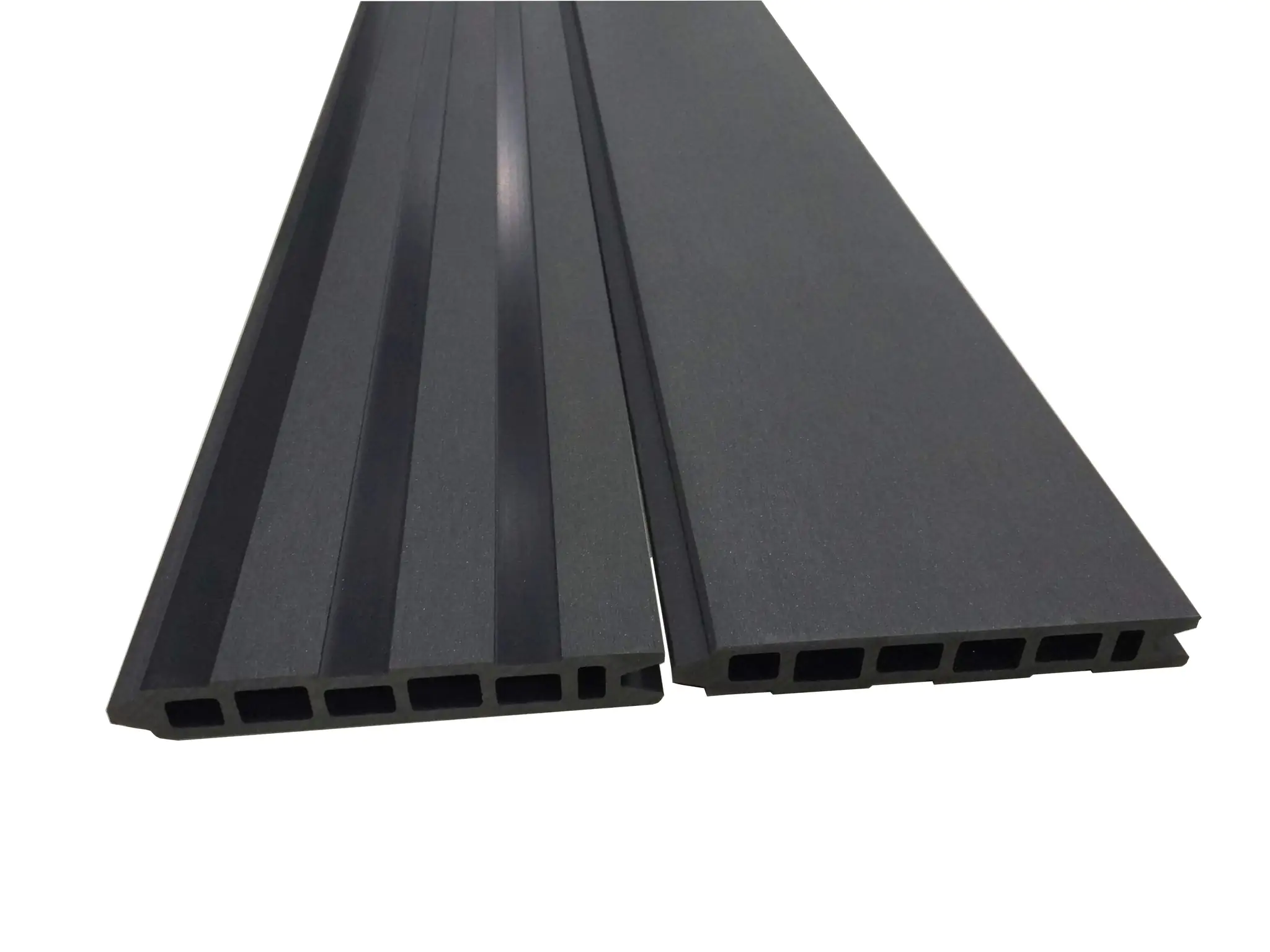 2077842036960 TrendLine Sichtschutz WPC grau zum Selbstbau 177 x 15 x 2,1 cm