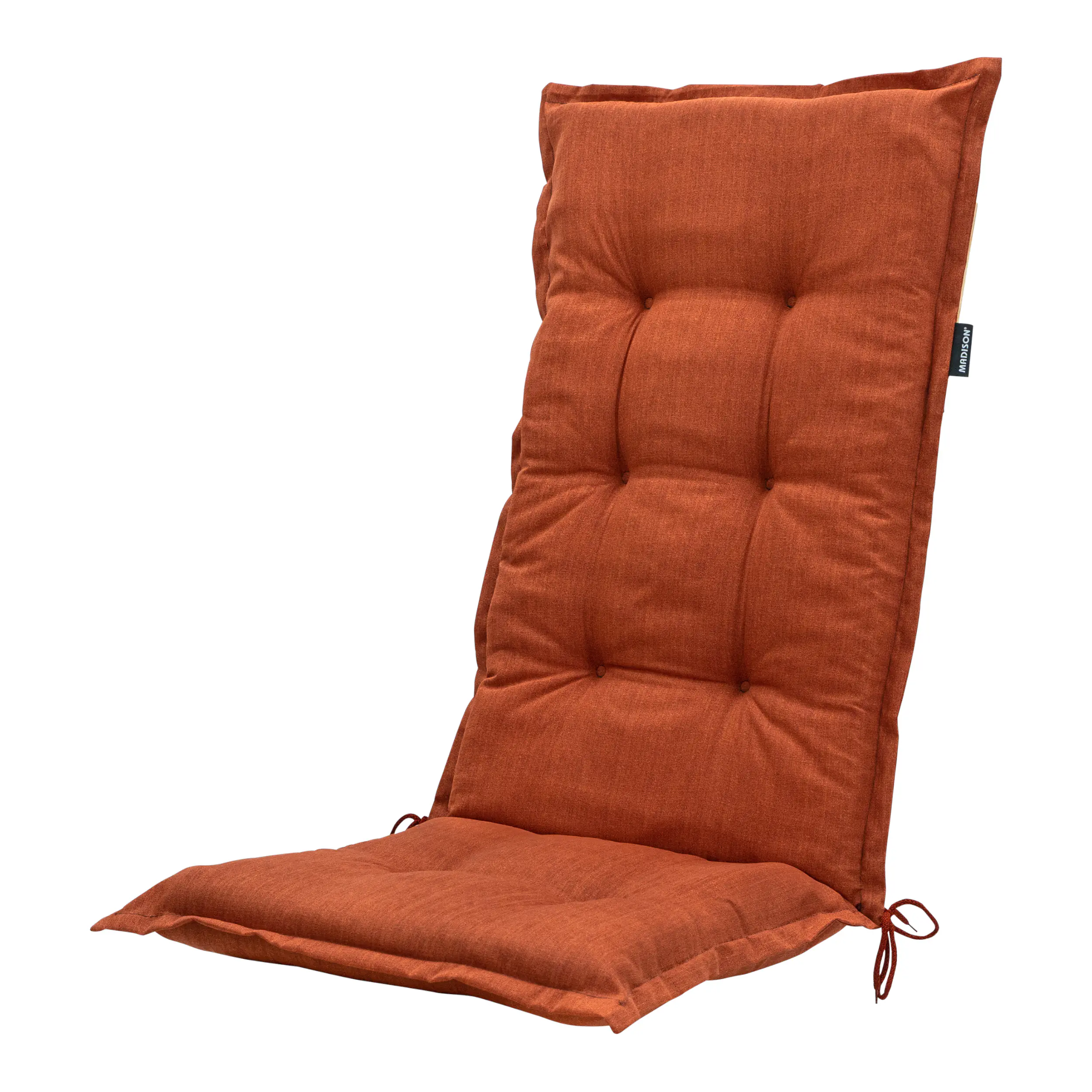 Jardin Gartenstuhl-Set Aruba mit Auflagen graphit/terrakotta 8-tlg.