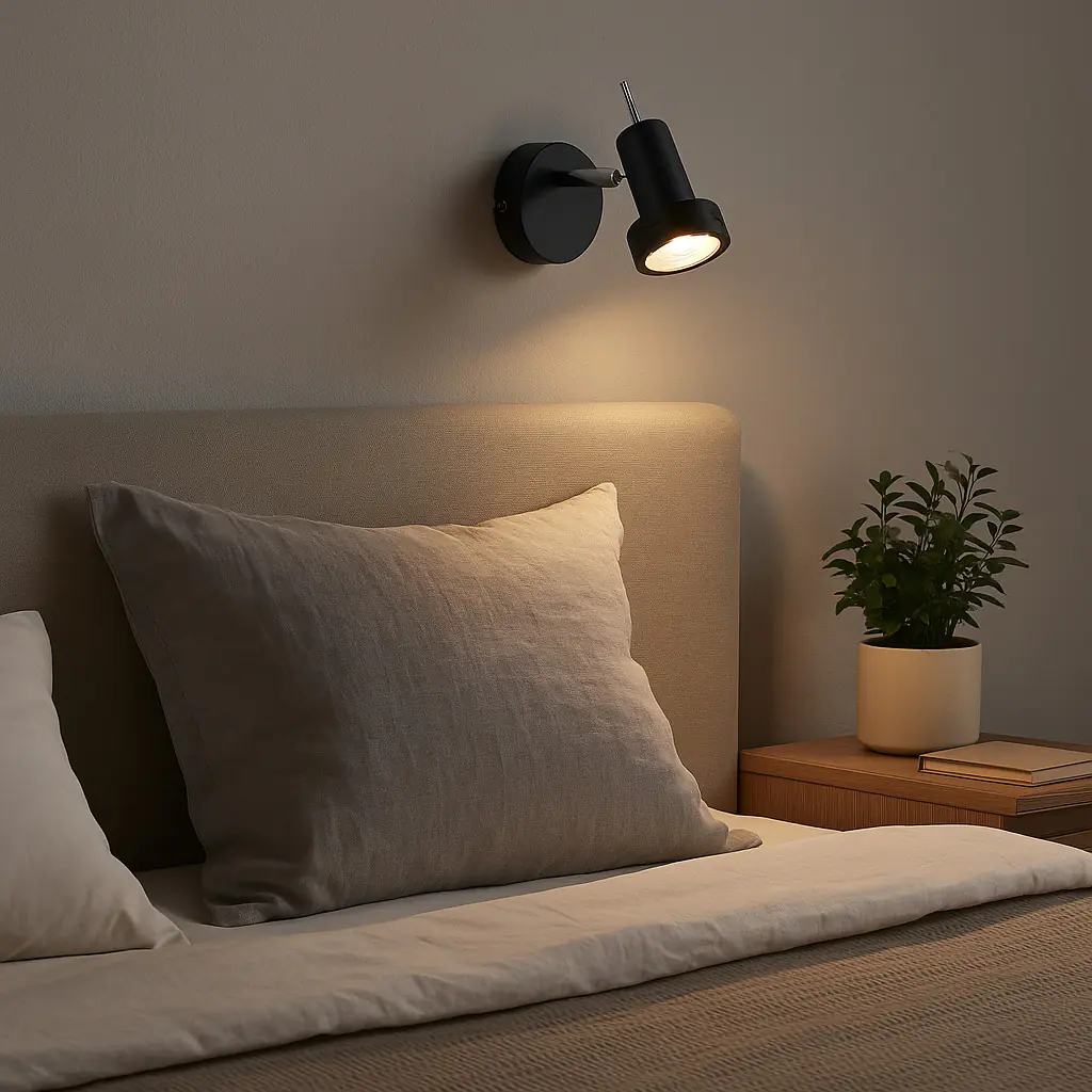 Primaster Wandlampe 1er LED Spot New York GU10 8 x 11 cm schwarz