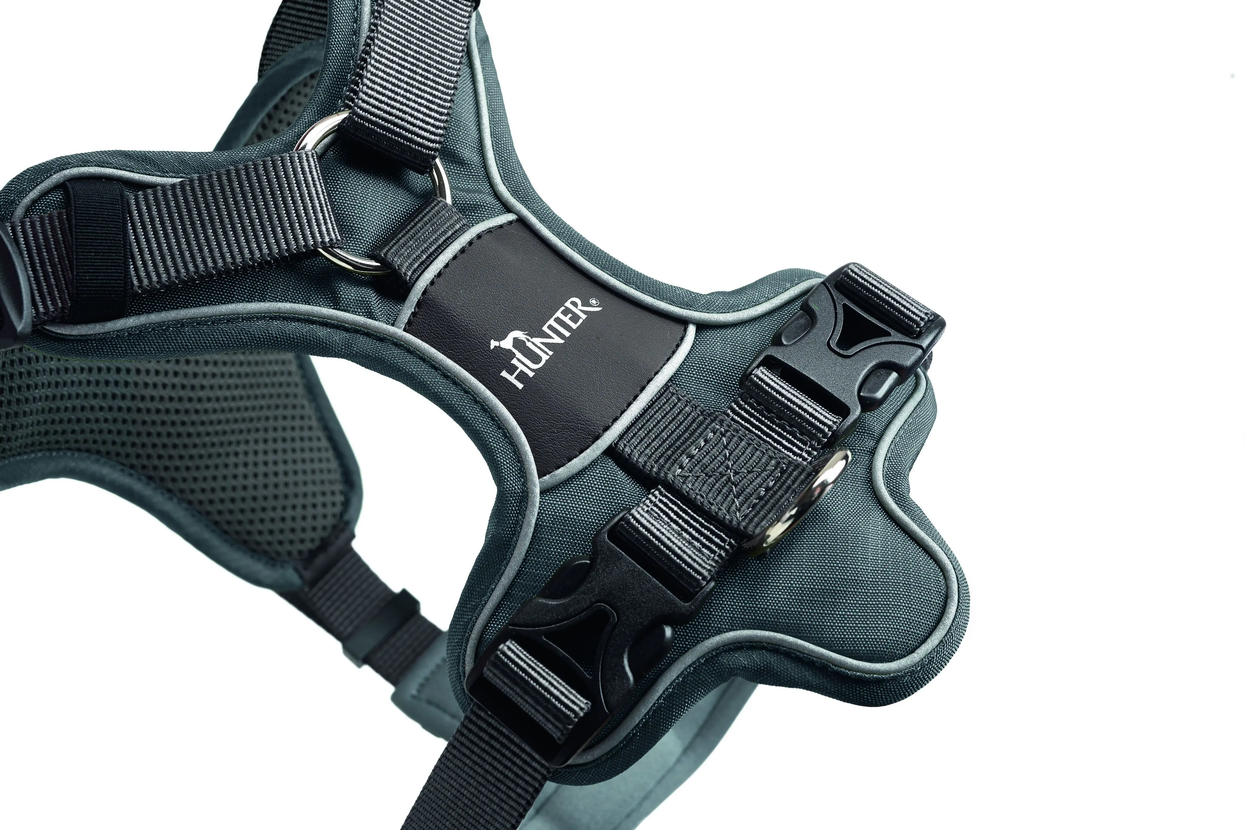 Hunter Hundegeschirr Divo M grau/grau