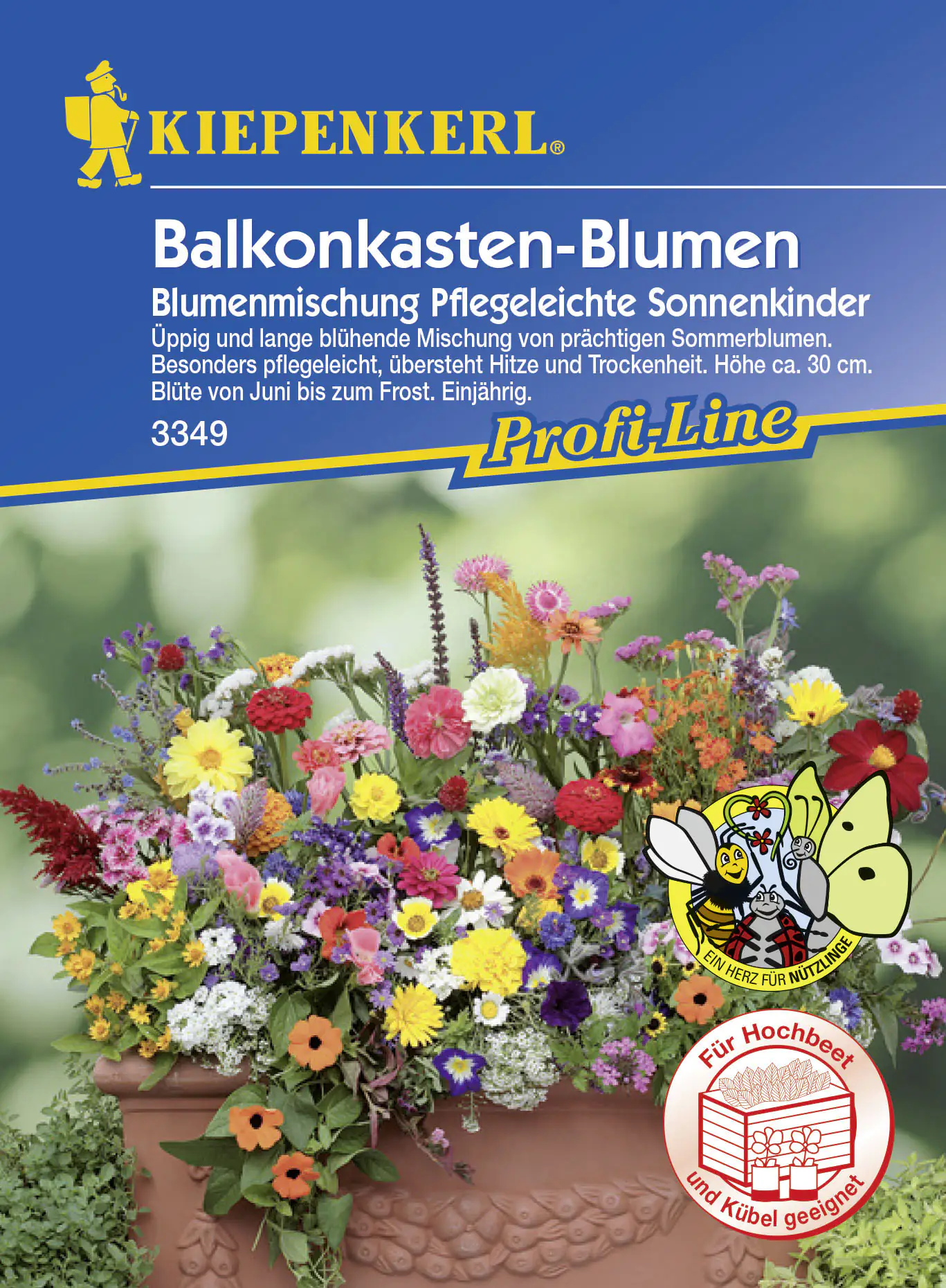 Kiepenkerl Balkonkasten-Blumen Mix Inhalt: ca. 4 lfd. Meter