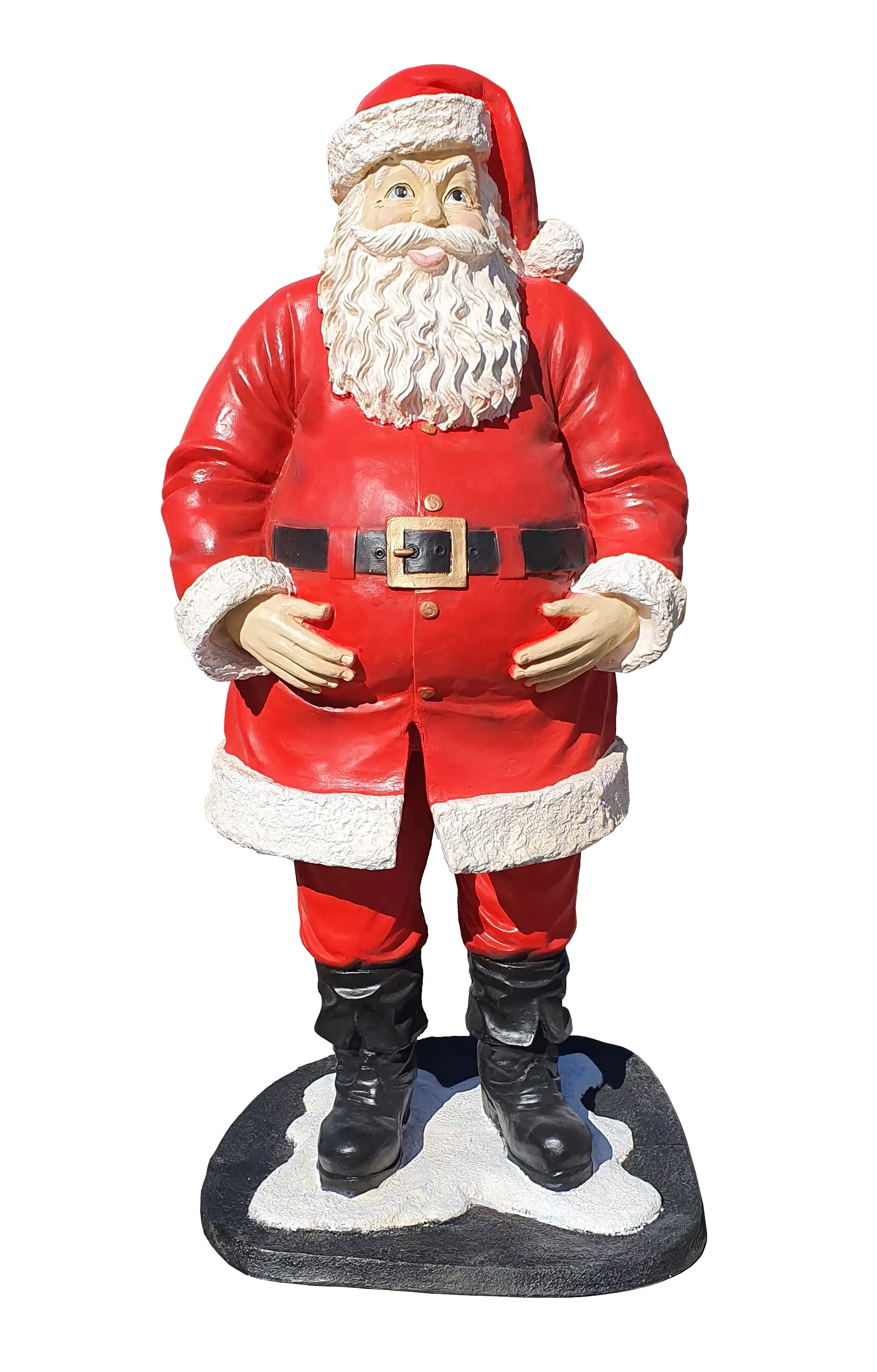 Dekofigur Weihnachtsmann dick 122 x 60 x 50 cm