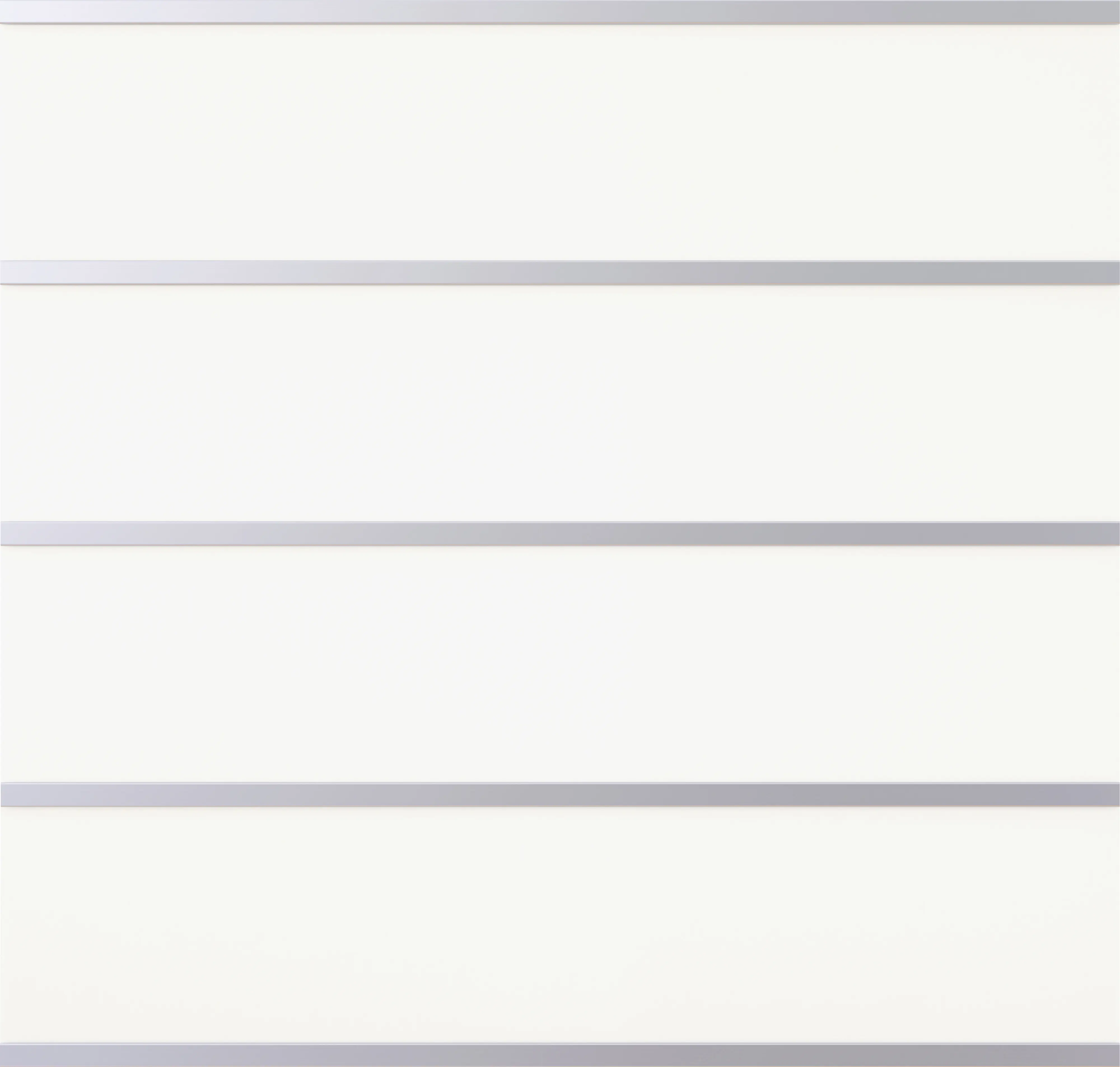 Osmo Sichtschutzelement HPL Elegance Grundelement viergeteilt, weiß
